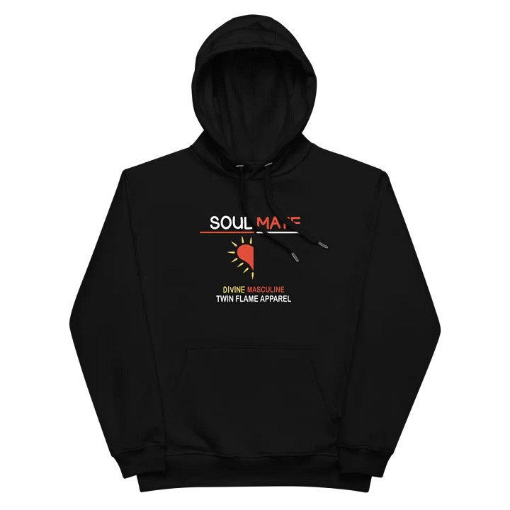 'Soul Mate Divine Masculine' Premium Organic Cotton Eco Hoodie product image (2)