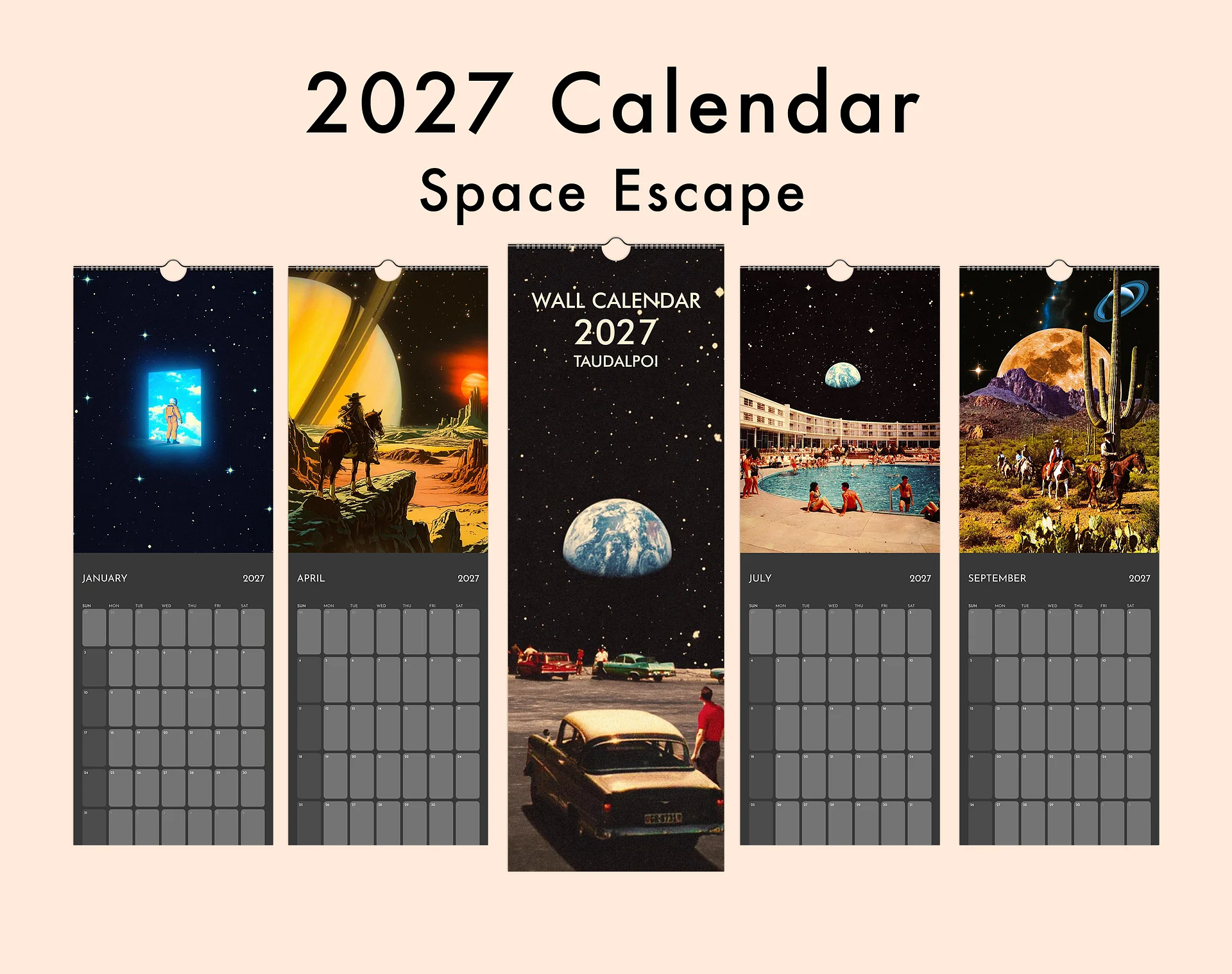 Space Escape 2027 Calendar product image (1)