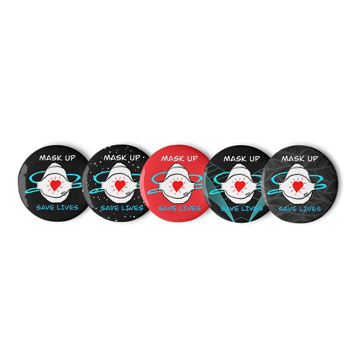 Mask Up Save Lives button product image (1)