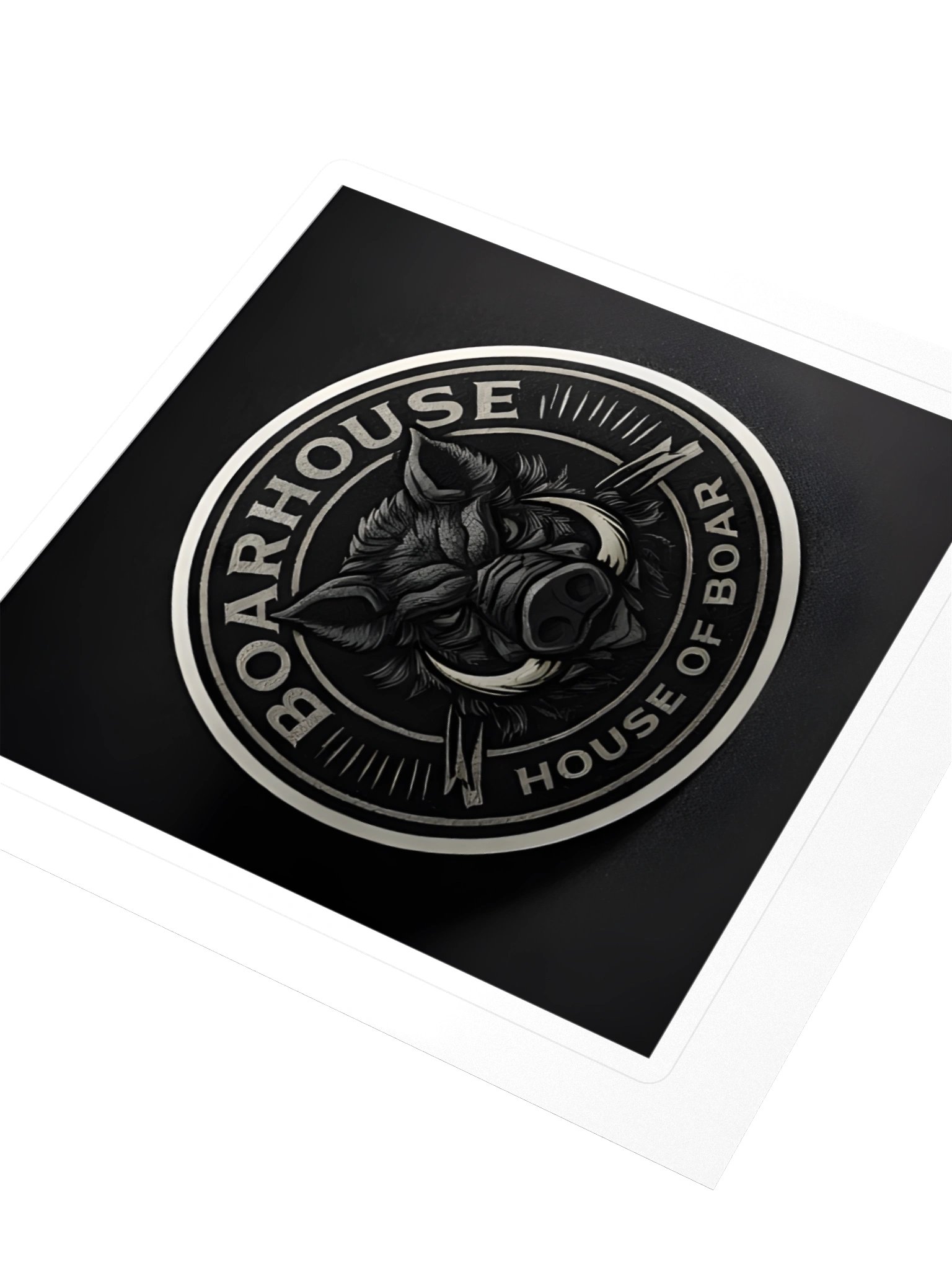 BOARHOUSE House of Boar Badge Sticker product image (3)