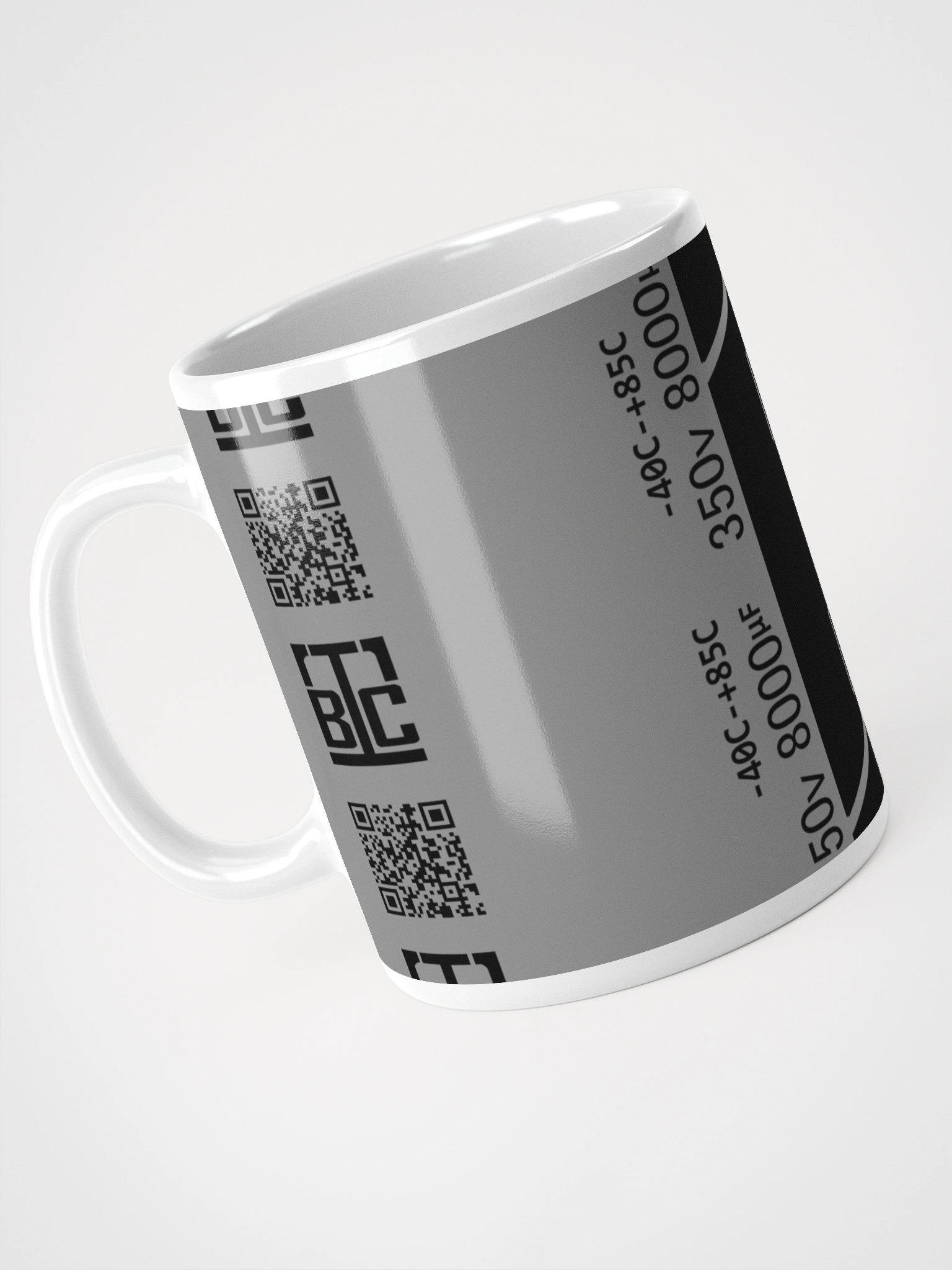 Capacitor Glossy Mug - GRAY product image (5)