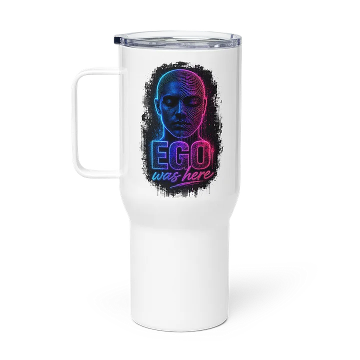 Neon Portrait Travel Mug with Handle product image (2)