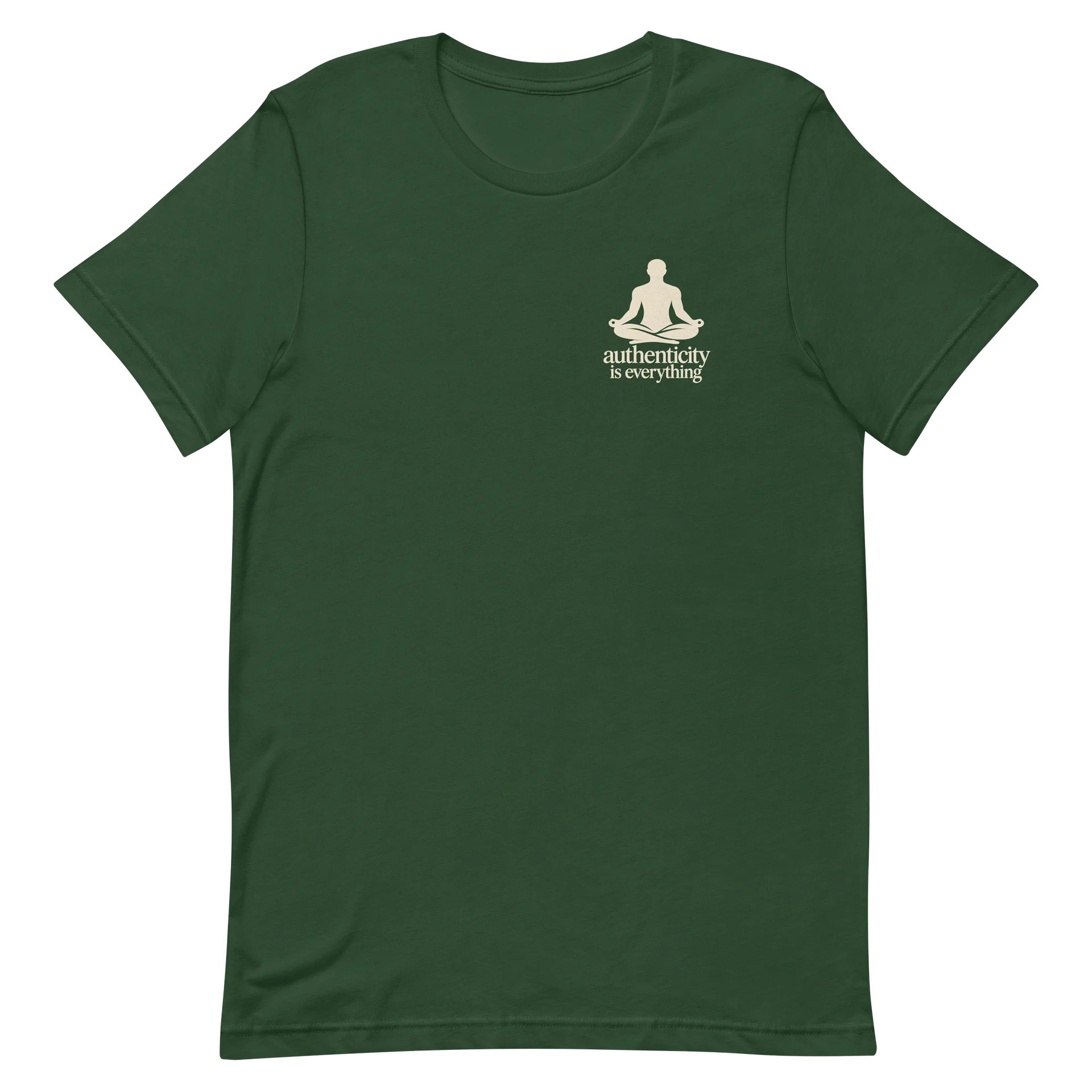 Authenticity Meditstion logo tshirt product image (2)
