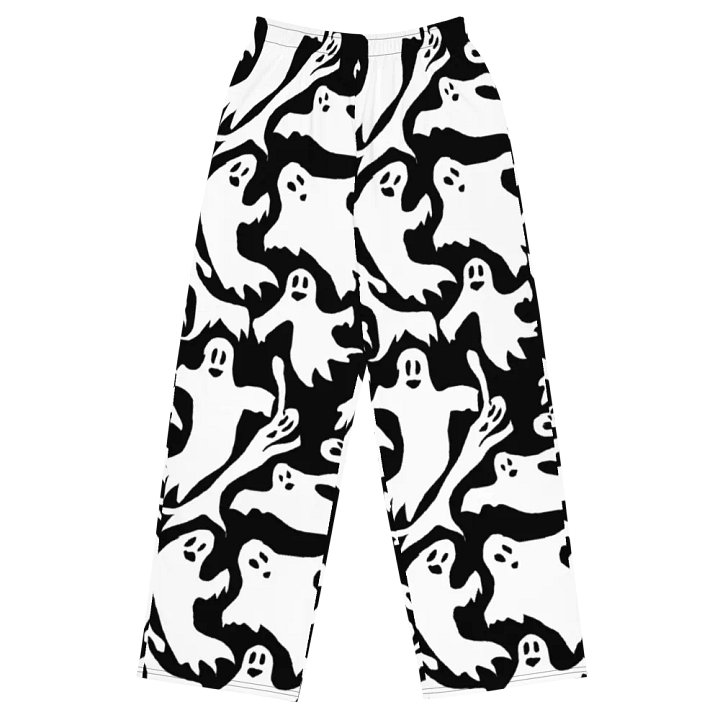 Ghosts Pattern Wideleg Pants product image (2)
