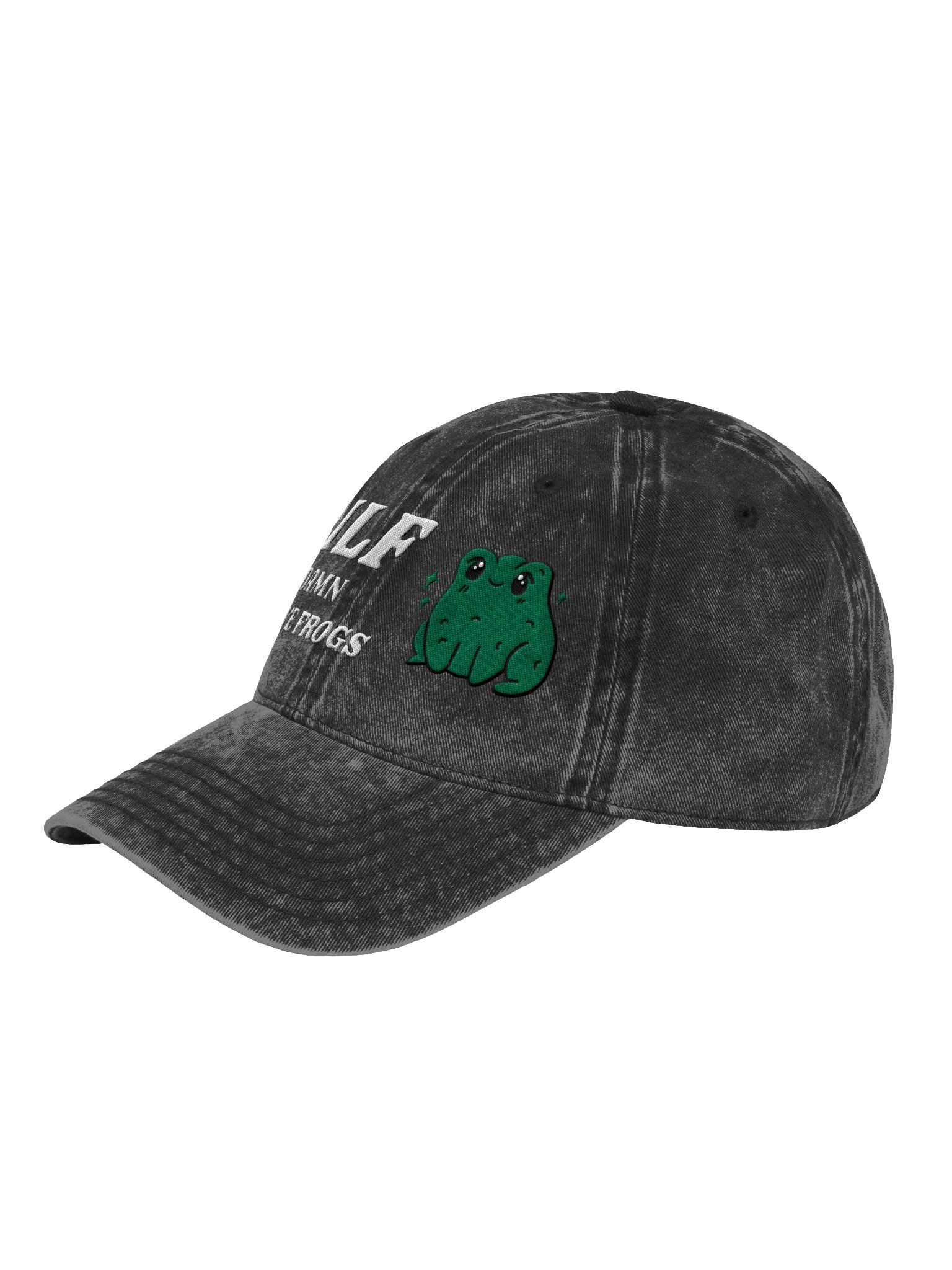 Damn I love Frogs DILF Hat, Frog Lover Gift, Boyfriend Gift Idea, Funny Novelty Hat, Gift Embroidered Funny Frog Vintage Cotton Twill Cap product image (16)