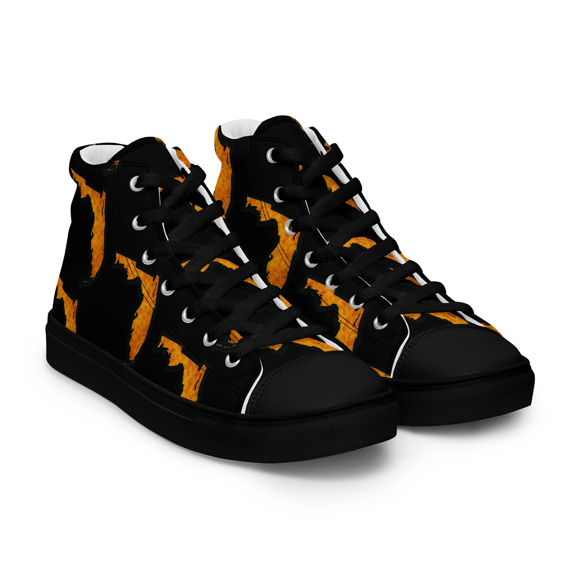 Florida Retro Grid Women's High Tops product image (8)