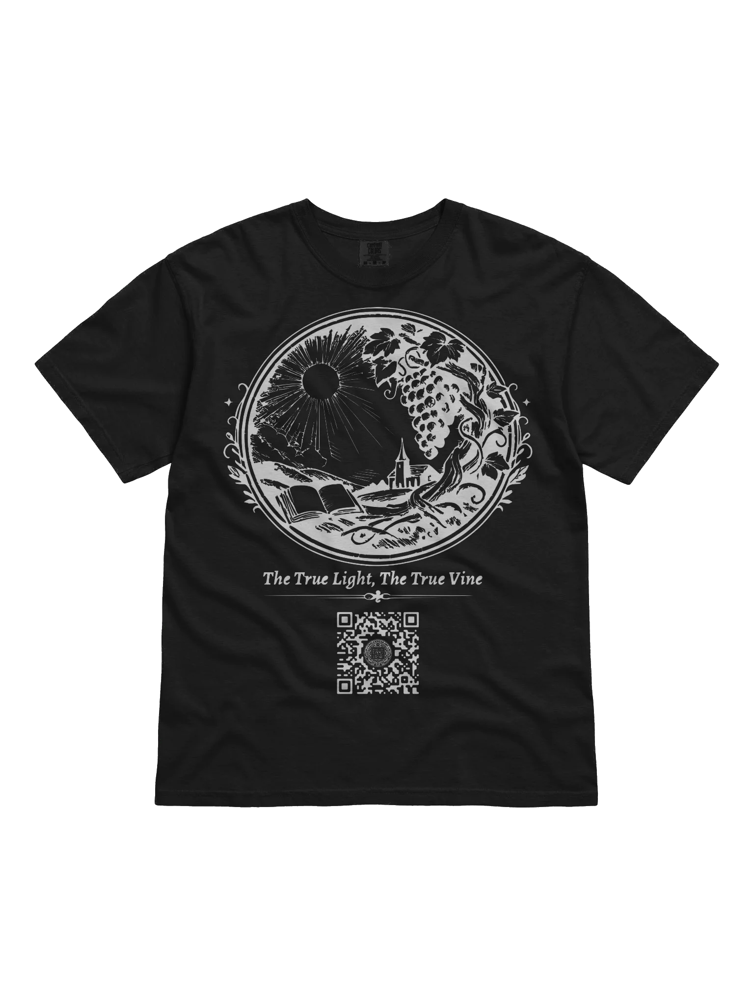 True Light and True Vine (White on Black/Color) product image (1)