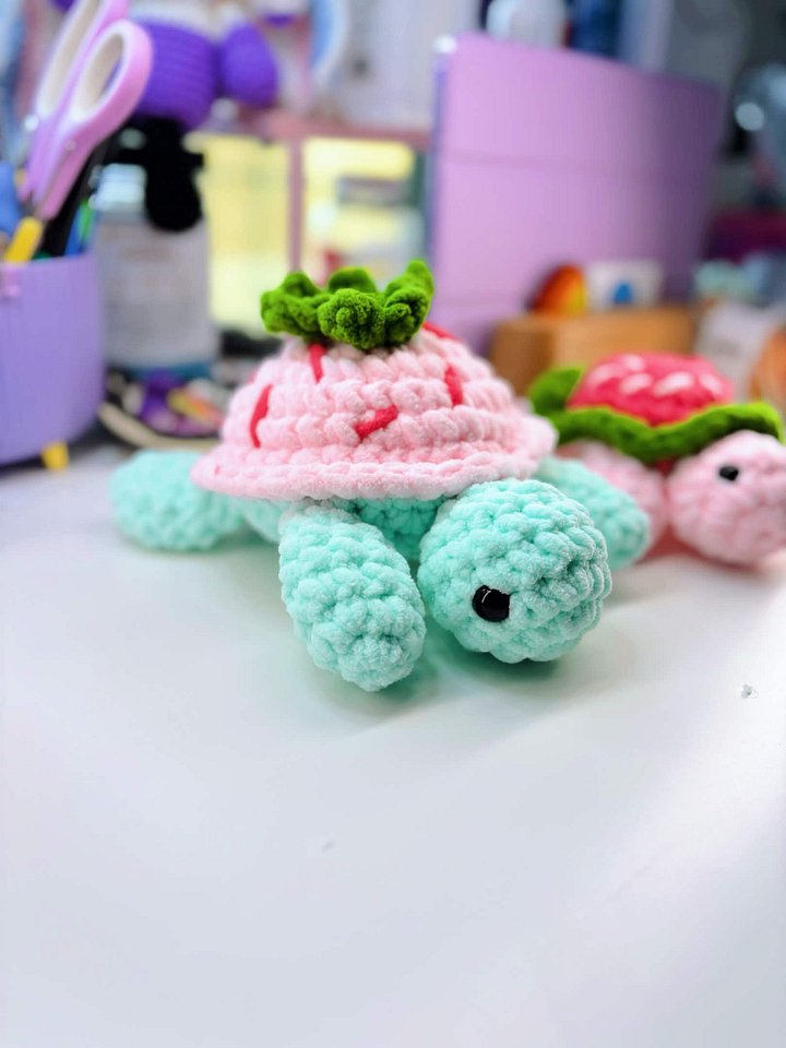 Copy of Strawberry Turtle (small) product image (2)