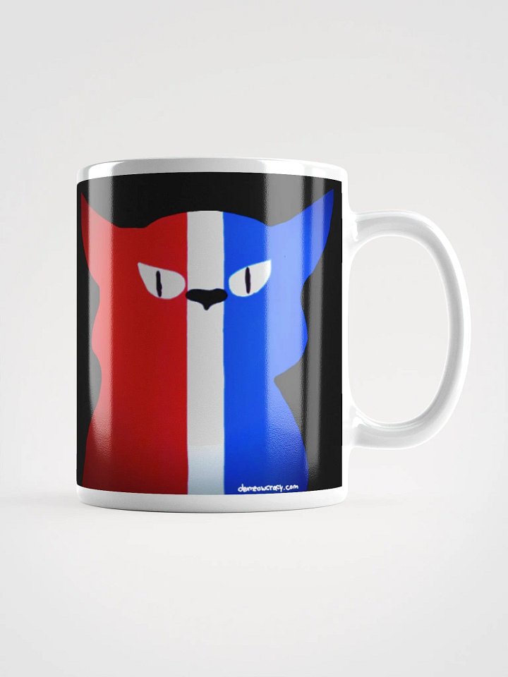 Tricolor Cat Demeowcracy Mug product image (1)
