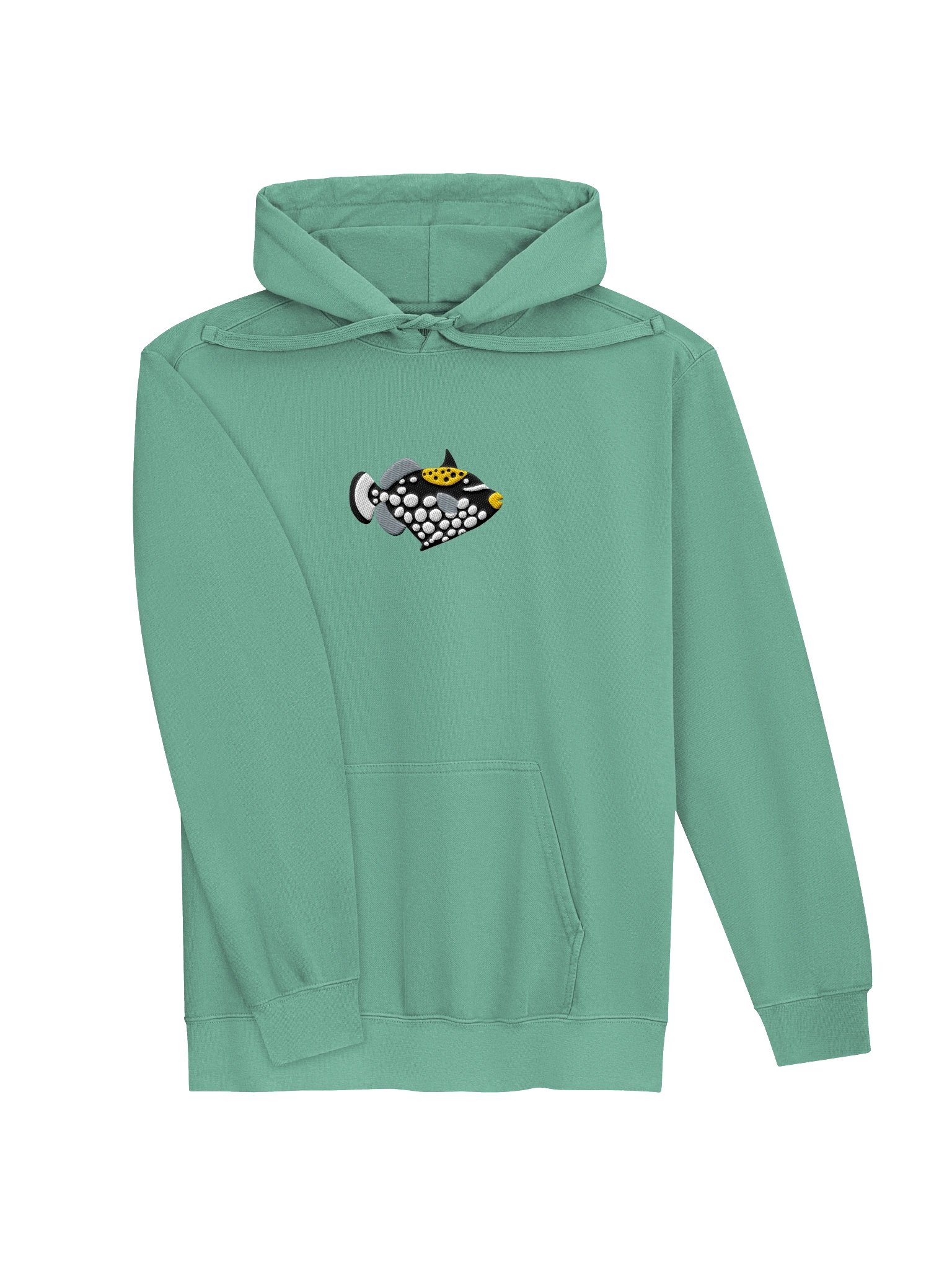 Clown Triggerfish Premium Hooded Sweatshirt (Embroidered) for Reef and Marine Aquarium Lovers product image (27)