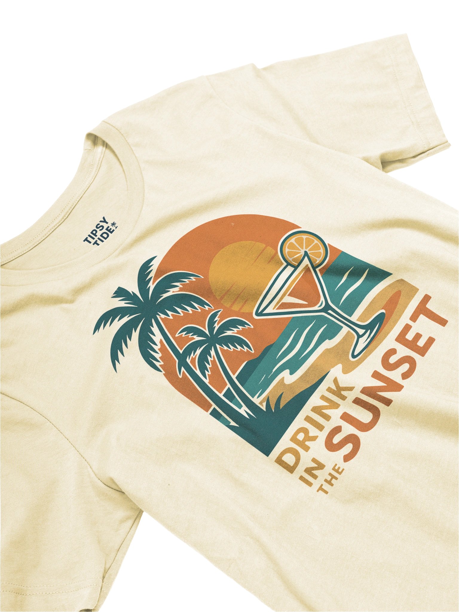 Sunset Sip Unisex Tee product image (3)