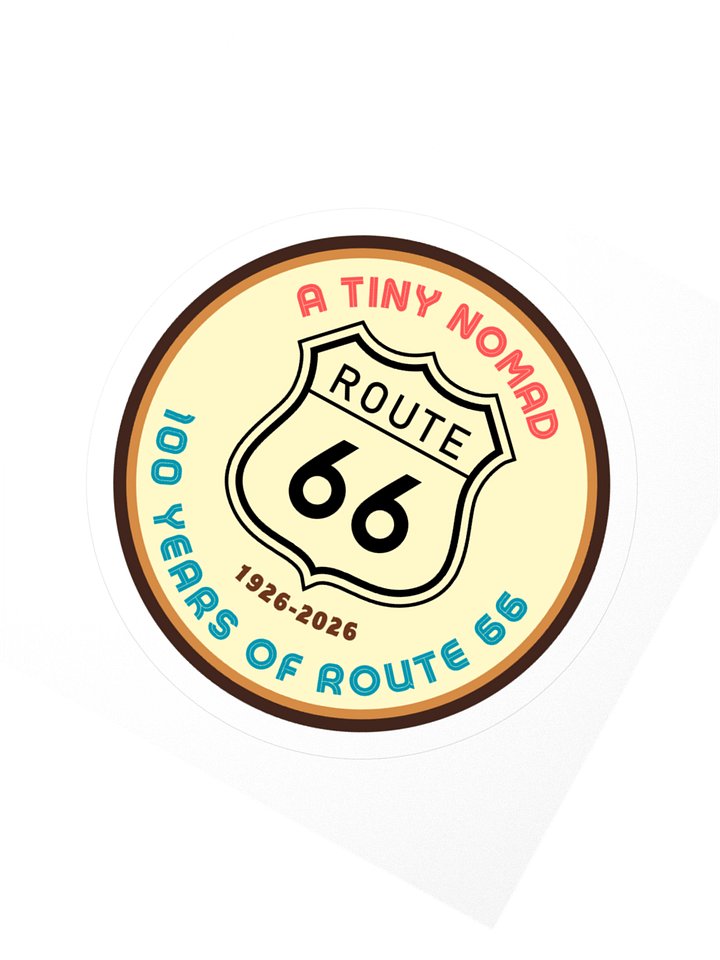 Limited Edition Tiny Nomad x Route 66 Sticker product image (2)