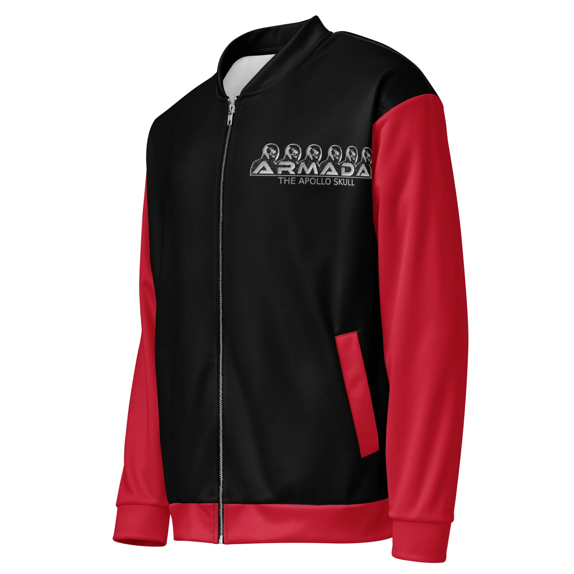 Spread Cheeks NOT Hate Red Sleeves Bomber Jacket product image (3)