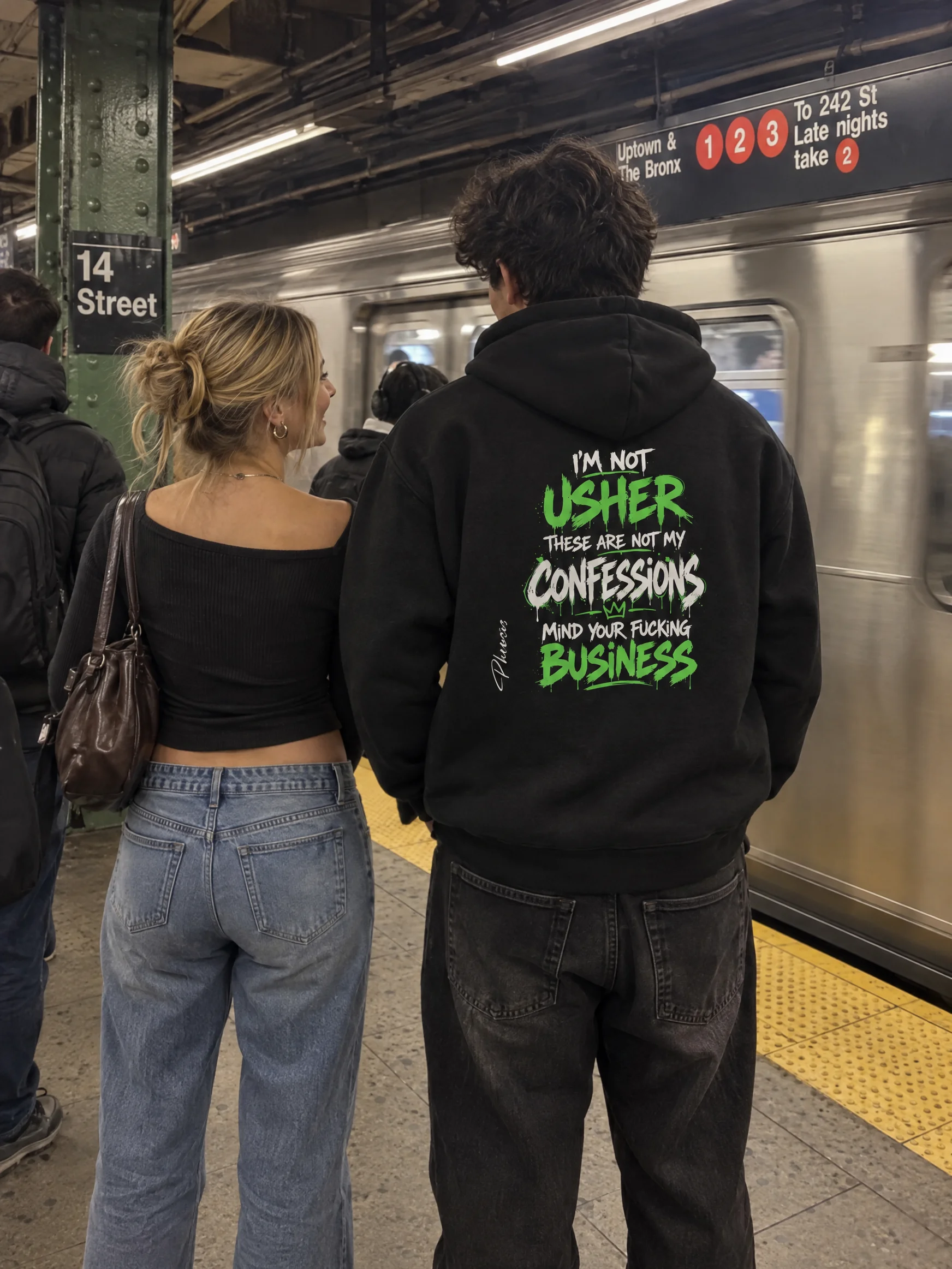 Usher - Confessions - Hoodie — Black, photo 3