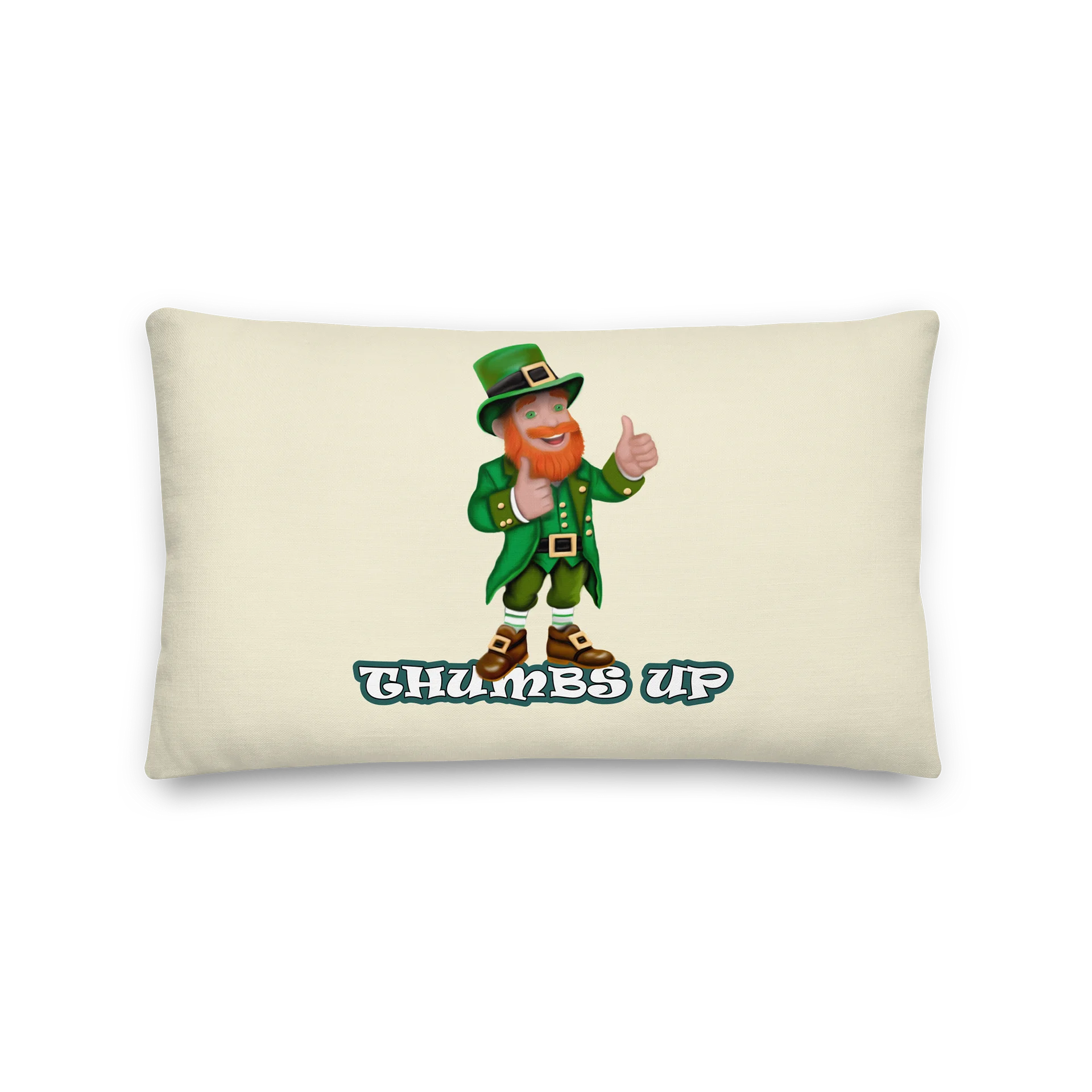 Leprechaun "THUMBS UP" Premium Pillow product image (1)