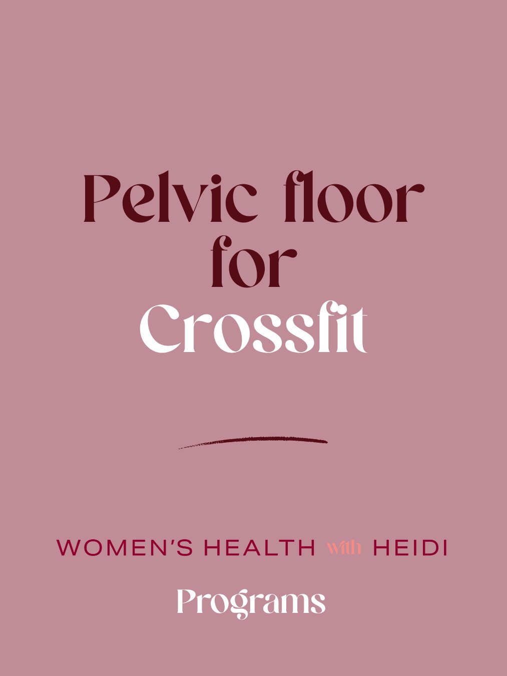 Pelvic floor for Crossfit product image (1)