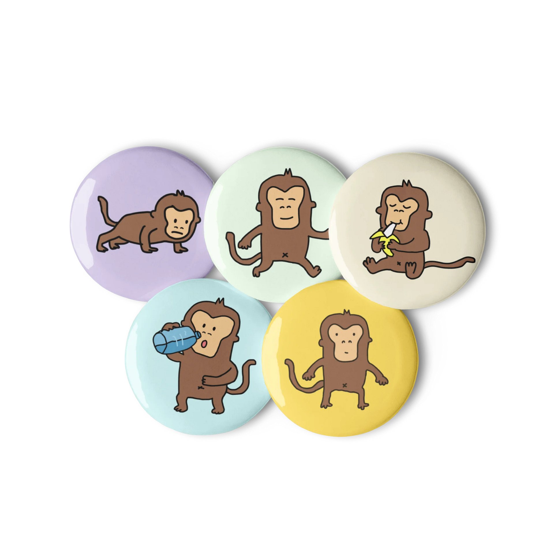 MonkeyMind101 Pin Button Set product image (2)