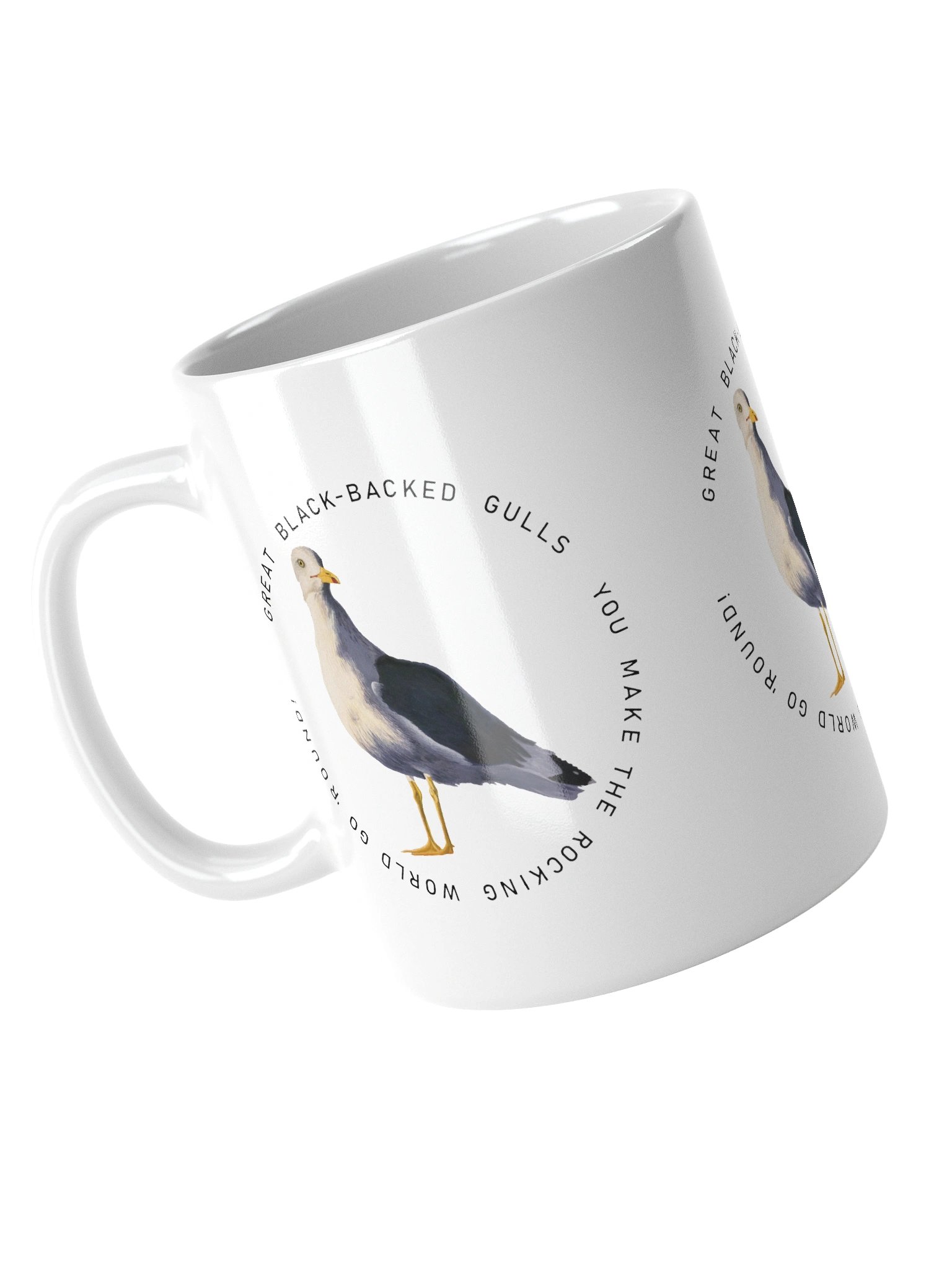 Black-Backed Gulls white mug product image (3)
