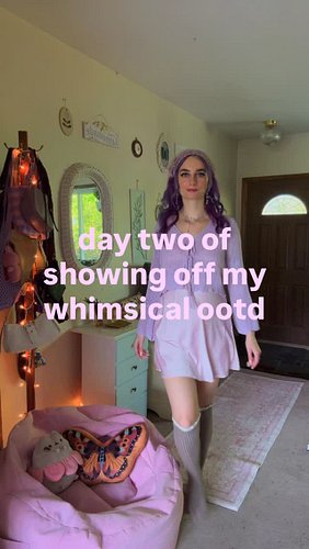 finding my own style everyday 💜

#ootd #whimsical #fairycore #whimsy