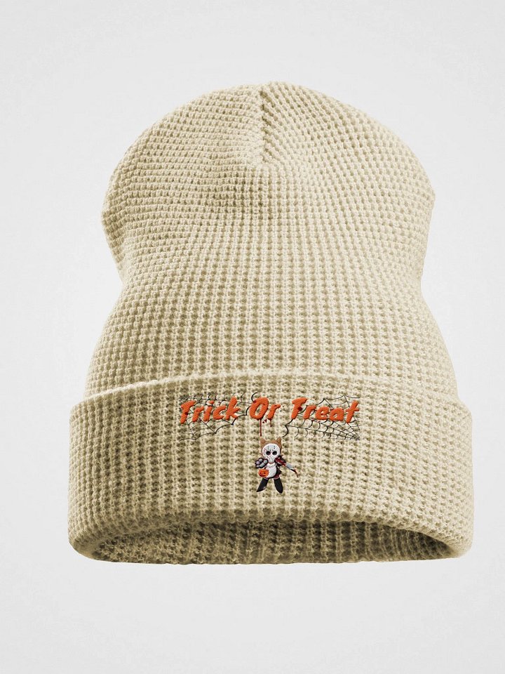 Trick or Treat Waffle Beanie product image (2)