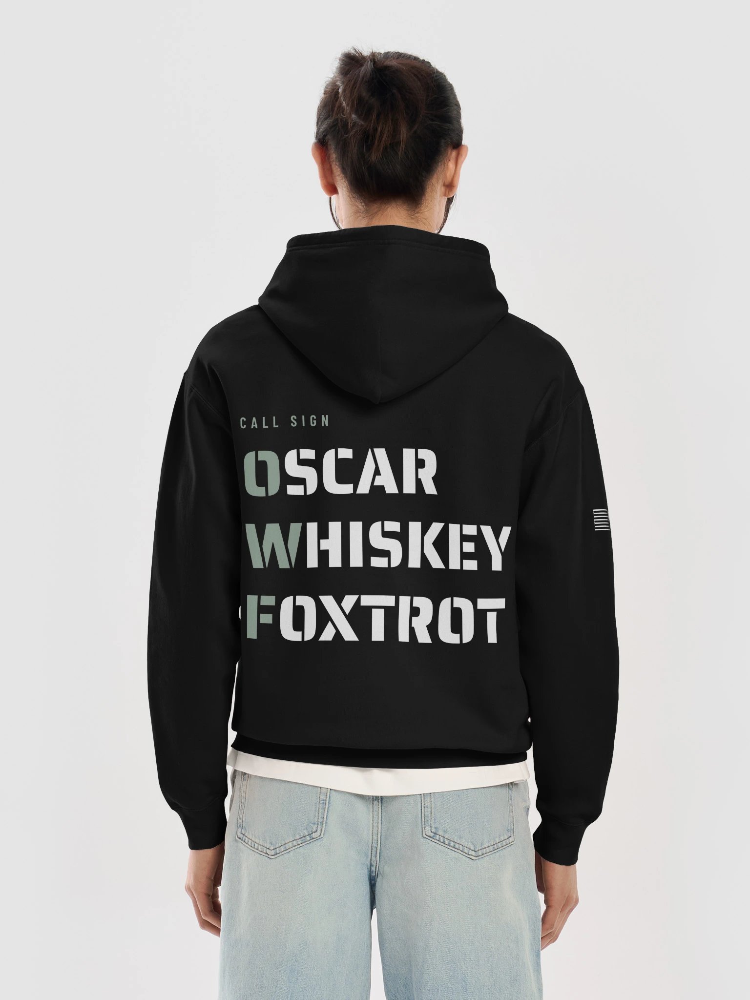 Oscar Whiskey Foxtrot Hoodie product image (16)