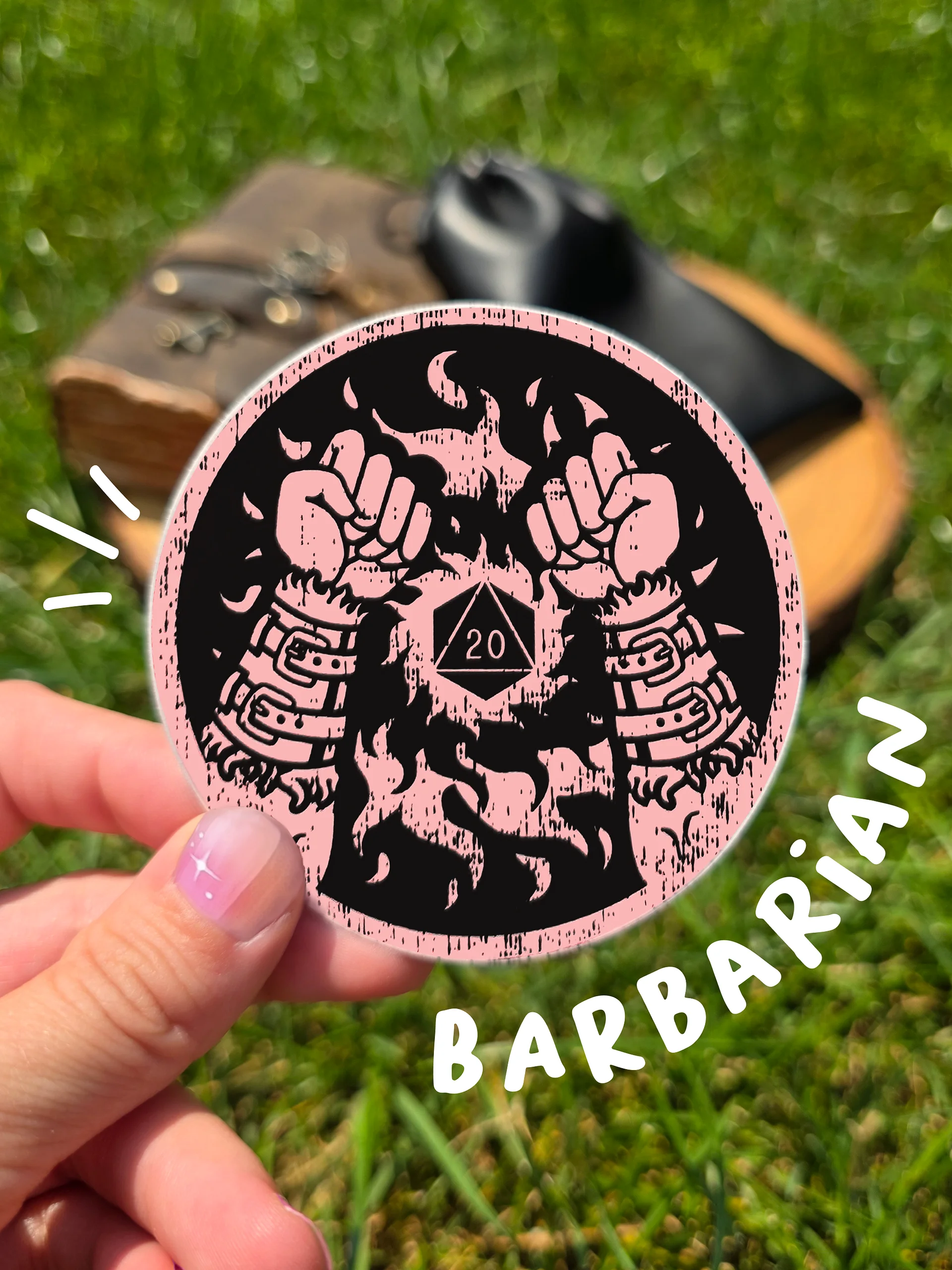 Barbarian DND Sticker product image (1)