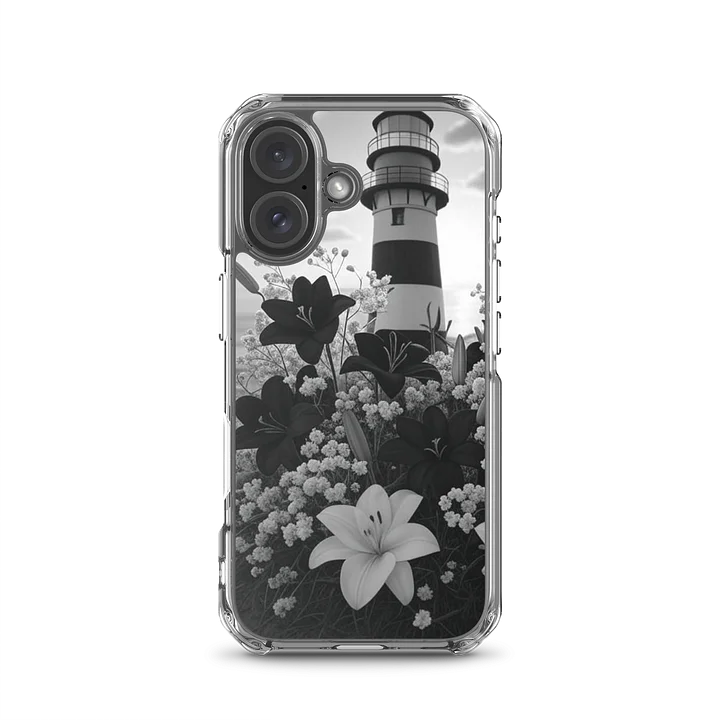 Ash's Lighthouse Blooms - iPhone® MagSafe® Clear Case product image (1)