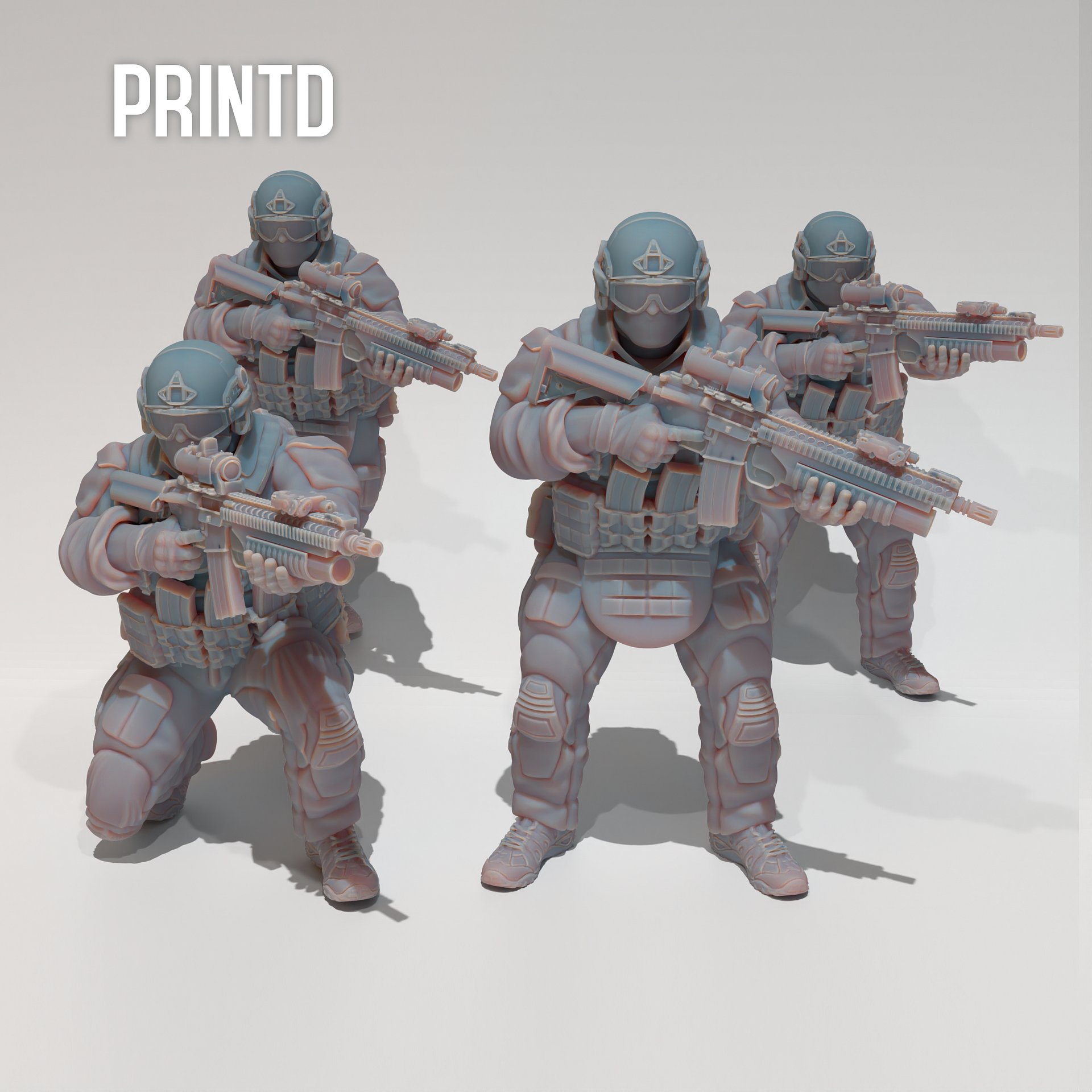 USMC MARSOC Grenadier Team - Modern Warfare Wargame Hobby Resin Scale Models product image (1)