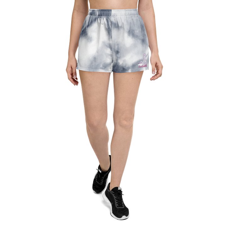 High-Waist All-Over Print Athletic Shorts product image (1)