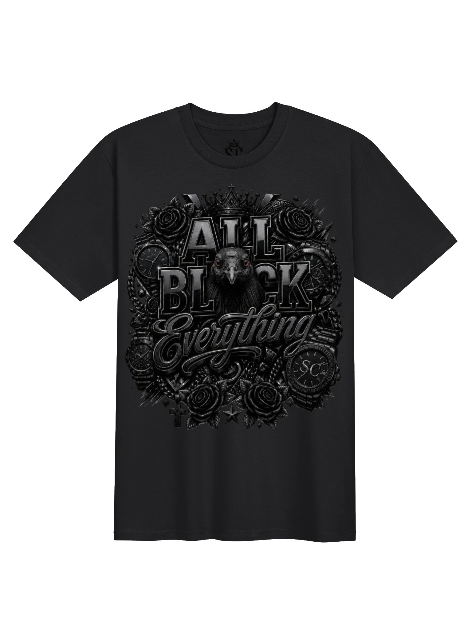 "ALL BLACK EVERYTHING" Premium Heavyweight Tee product image (1)
