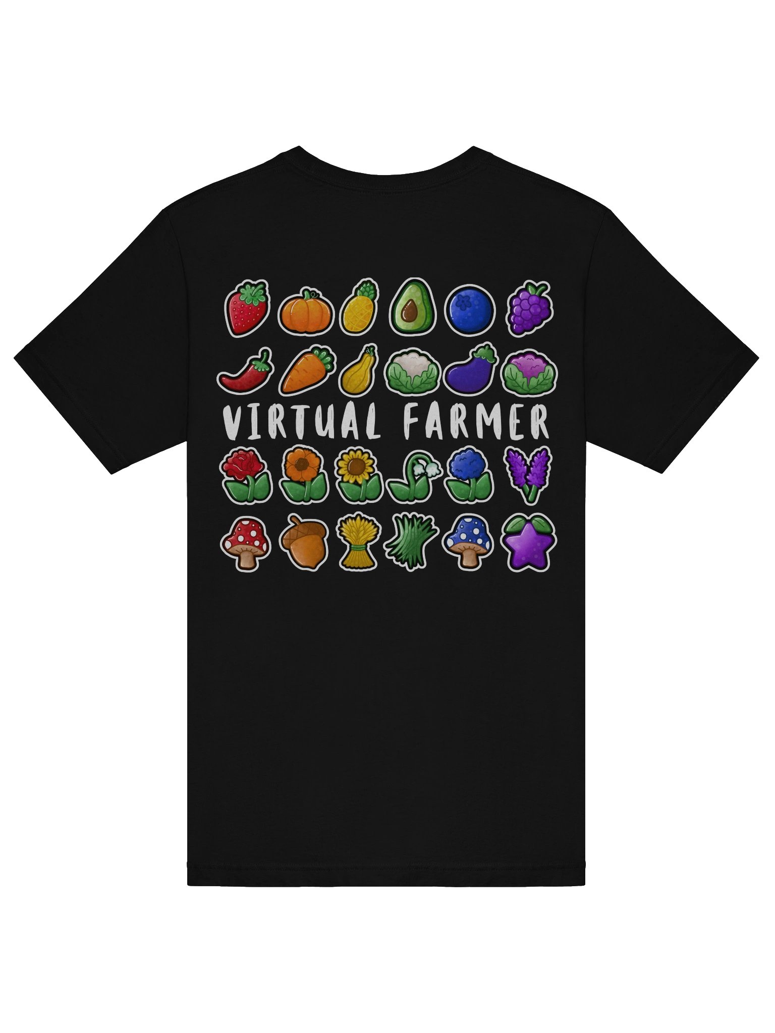 Virtual Farmer Tee - White Text product image (6)