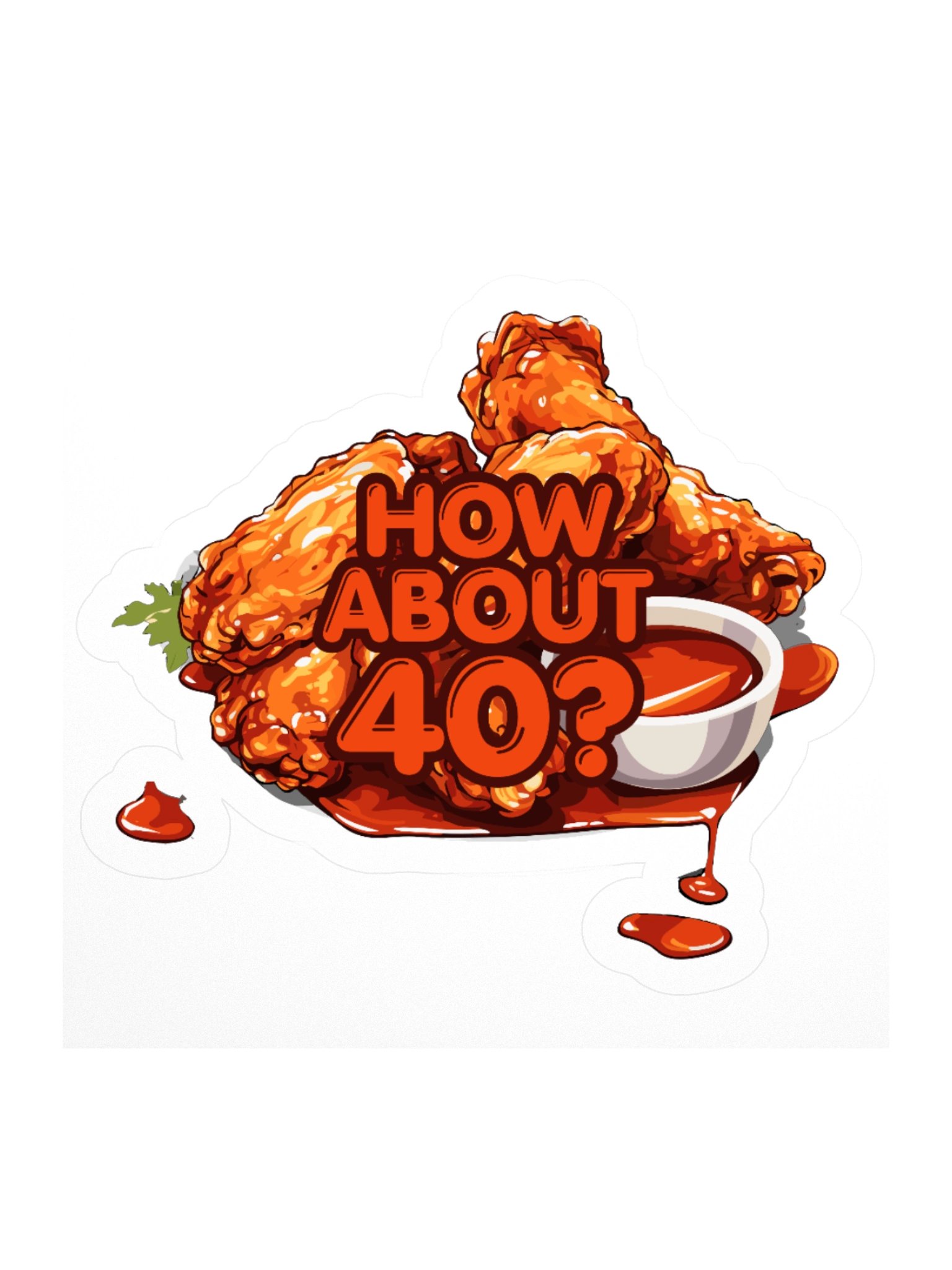 Chicken Wings Sticker product image (1)