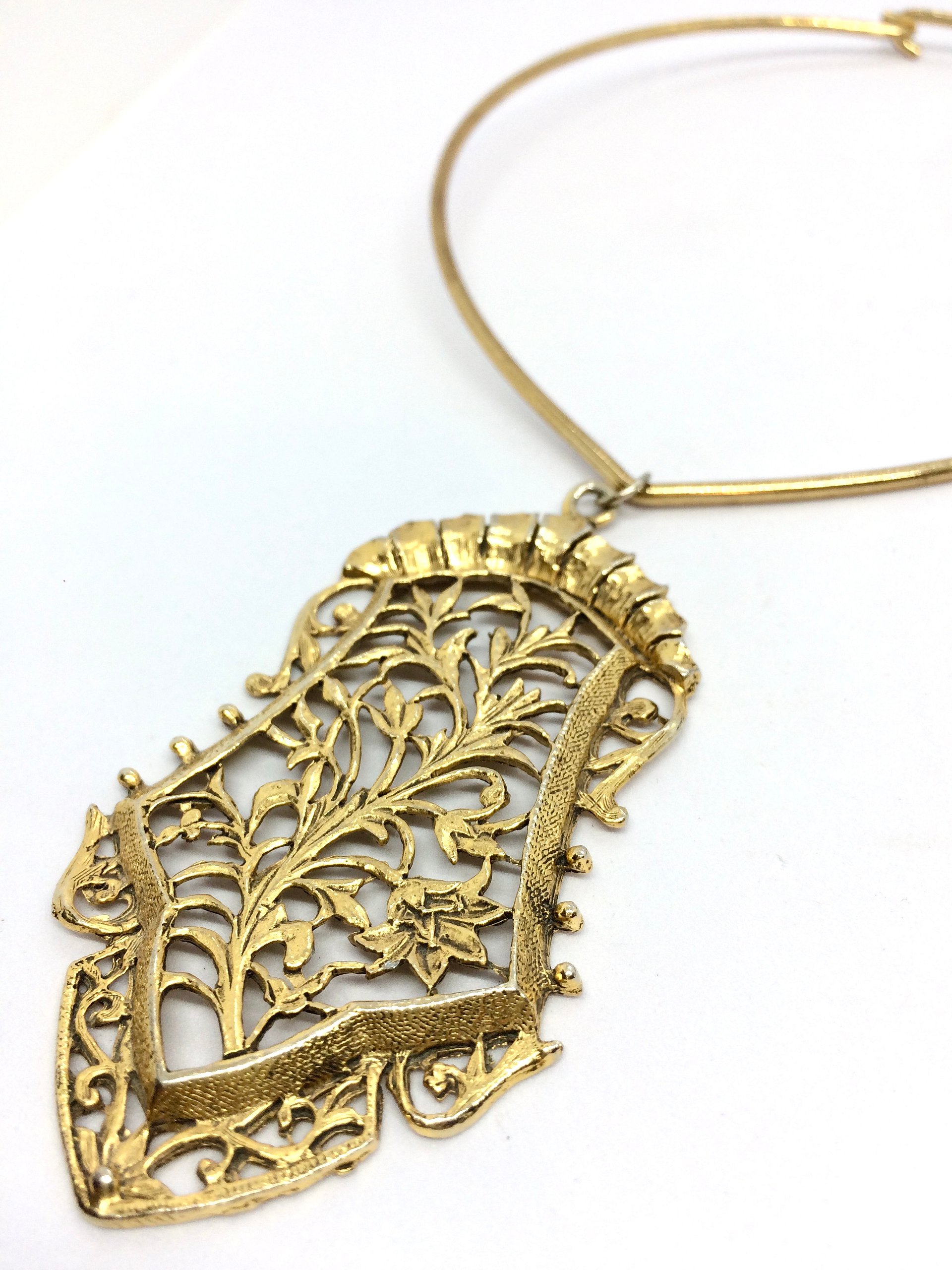 Etruscan Garden Torque Necklace product image (7)