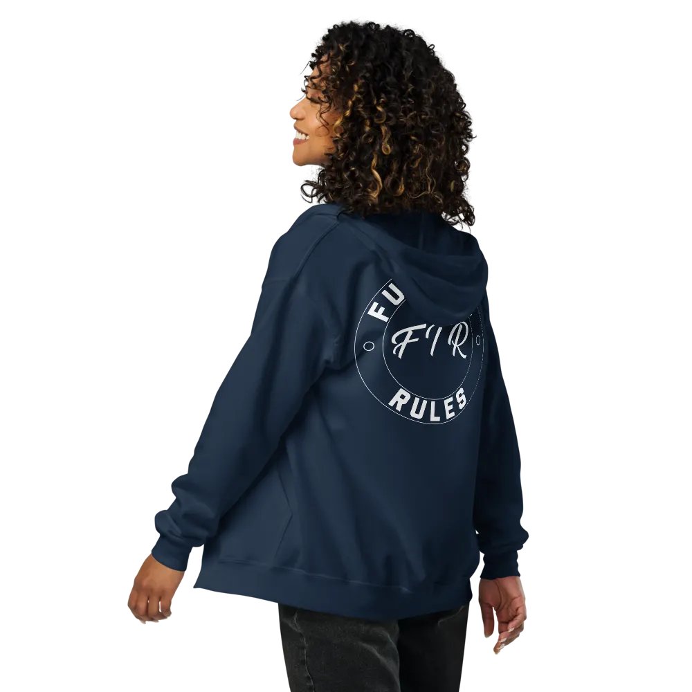 FTR White - Zip-up Hoodie product image (9)