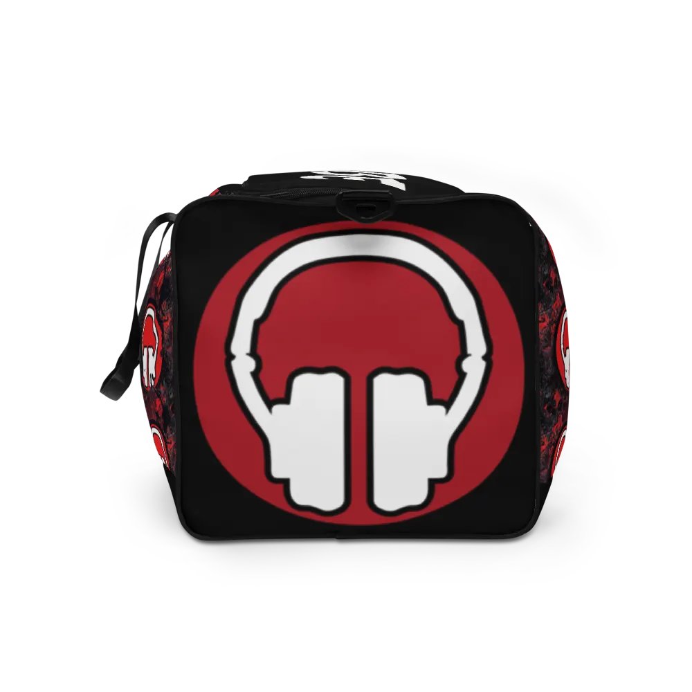 Paint Splatter Headphones All-Over Print Duffle Bag product image (9)
