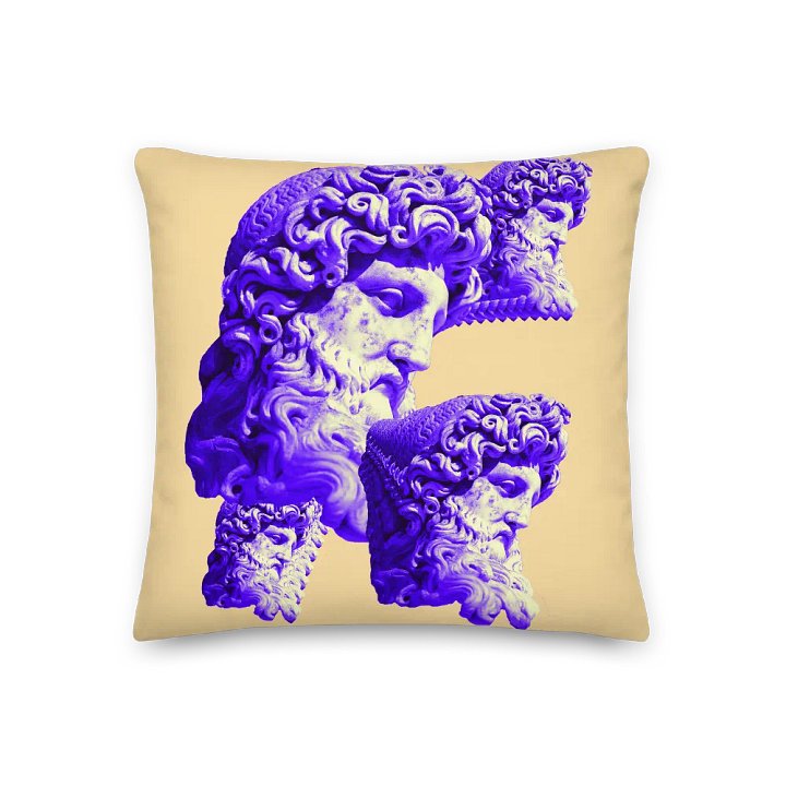 Zeus Glitch Premium Pillow product image (1)