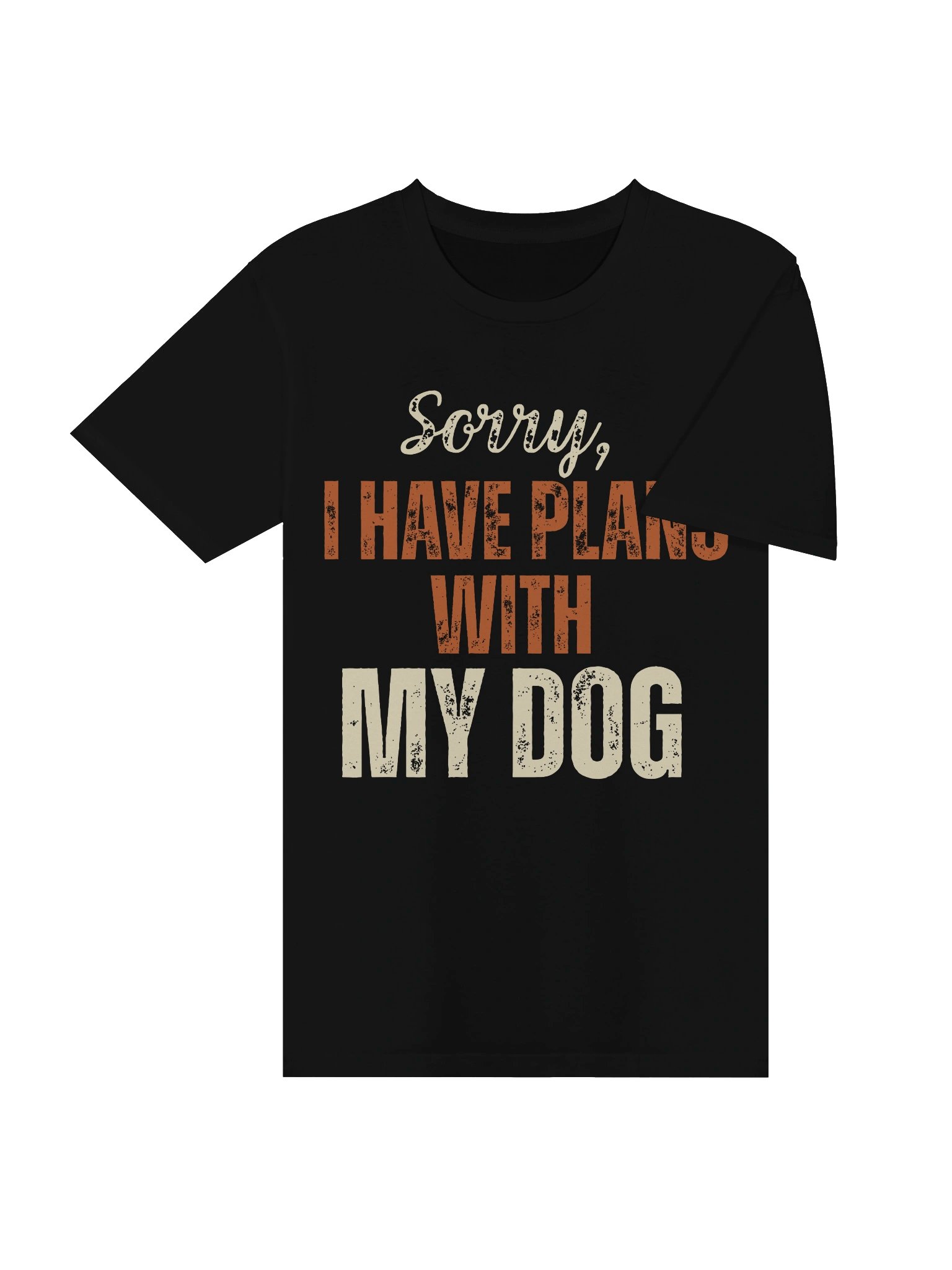 Sorry, I Have Plans With My Dog Vintage T-Shirt product image (4)