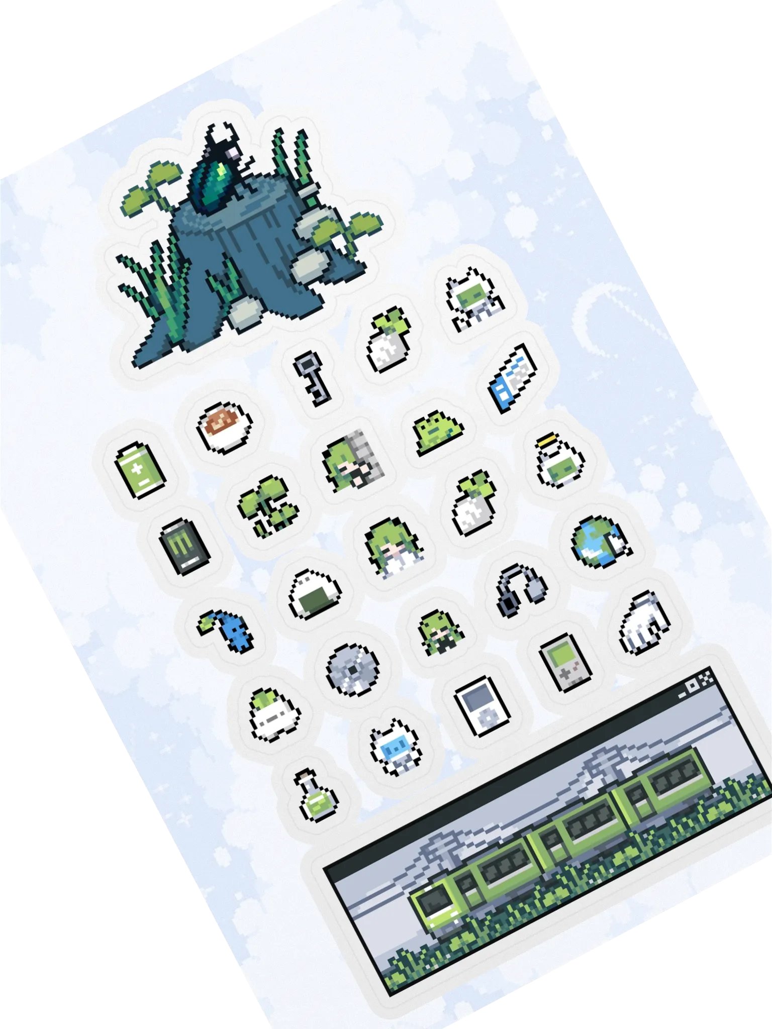Mini Pixel Sticker Sheet product image (2)