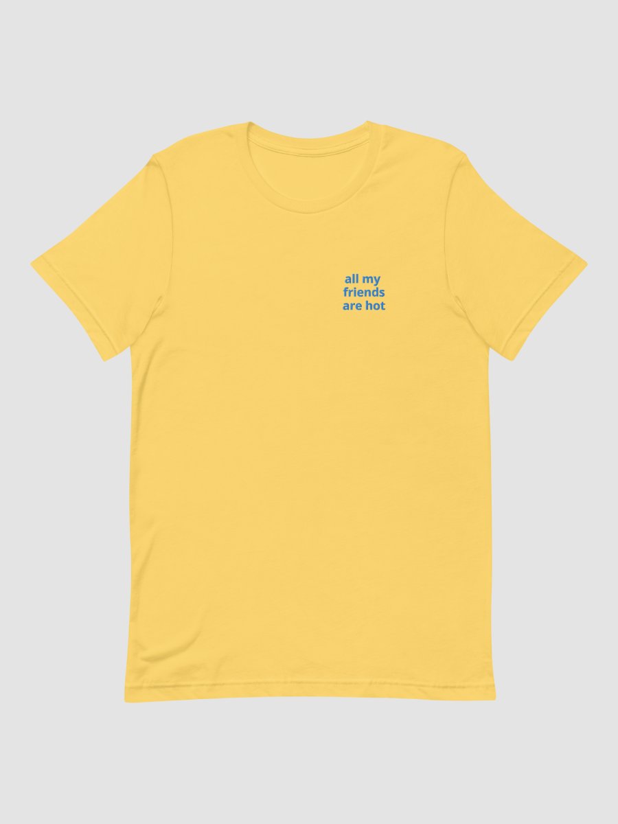 Hot Friends Relaxed Blue Embroidered T-Shirt product image (1)