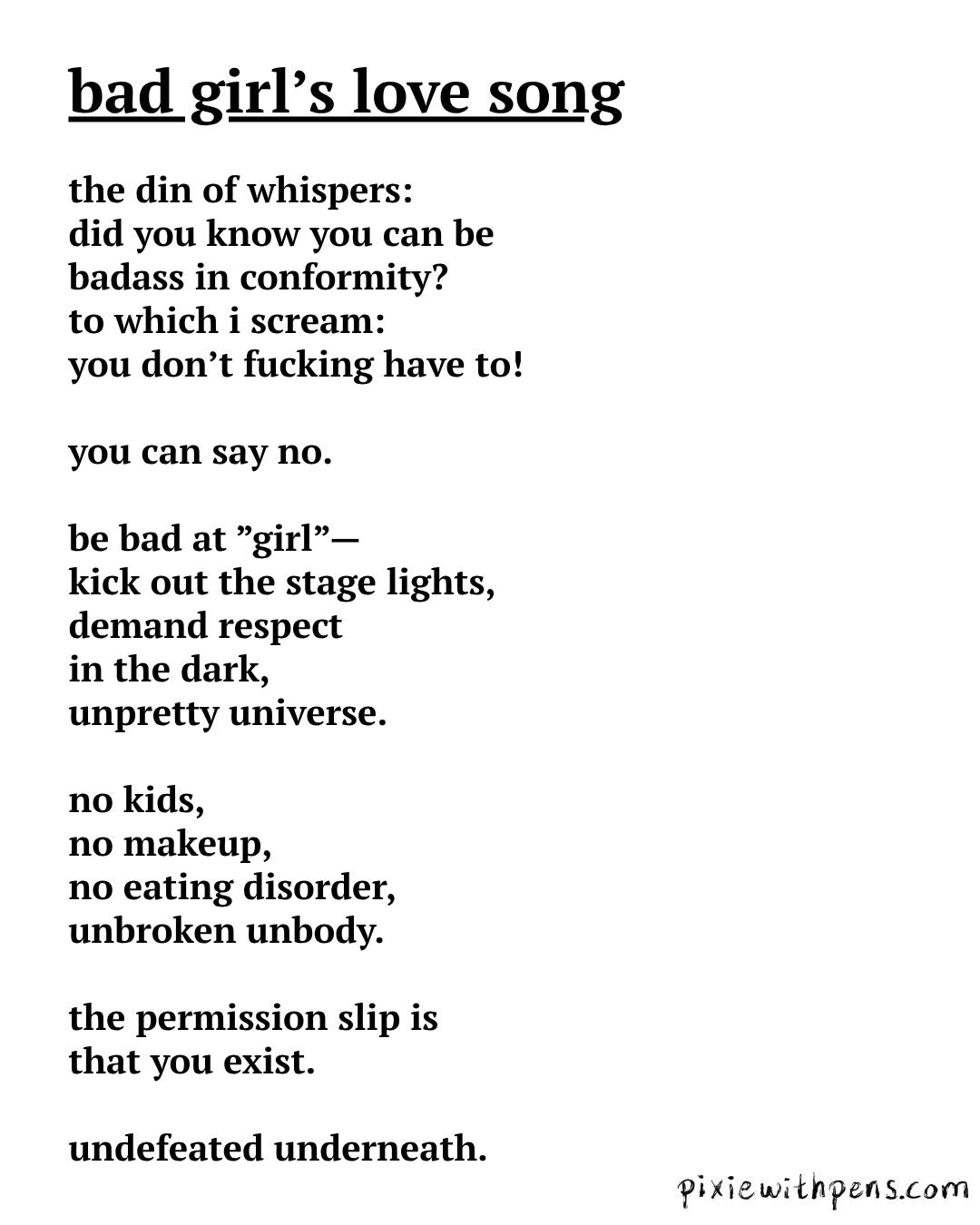 'the permission slip' collage original from 'poetry f*cks' product image (4)