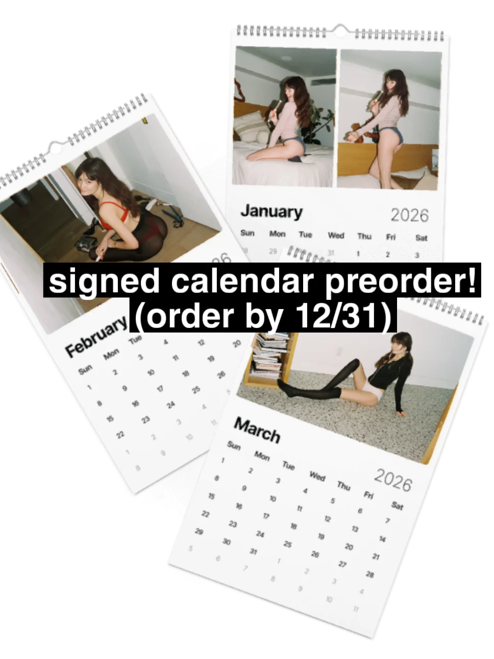 CEO 2026 Calendar Signed With a Kiss product image (1)