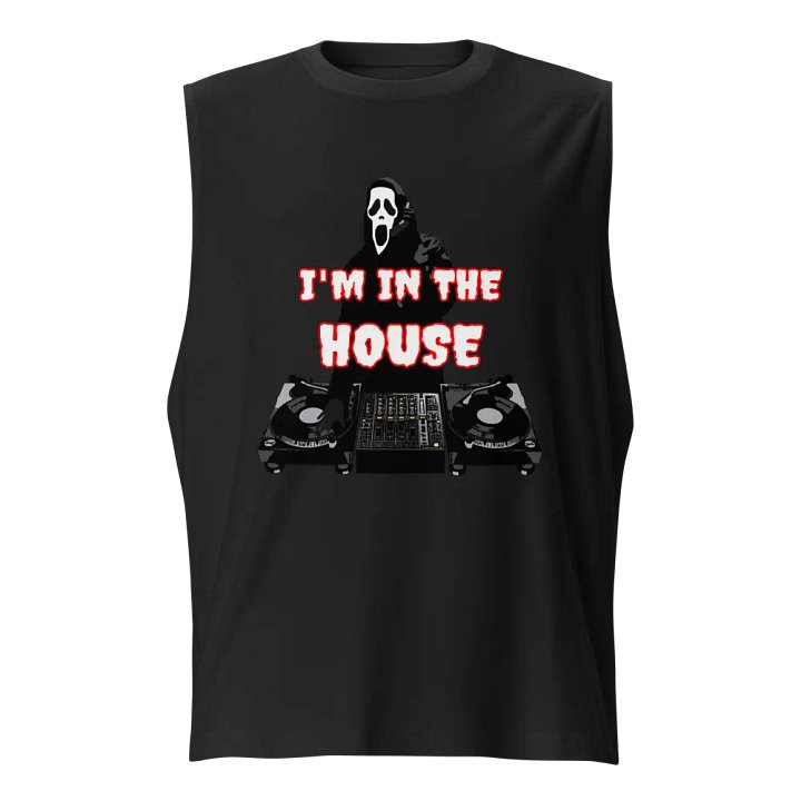 Ghostface in the house Bella+Canvas Muscle Tank product image (1)