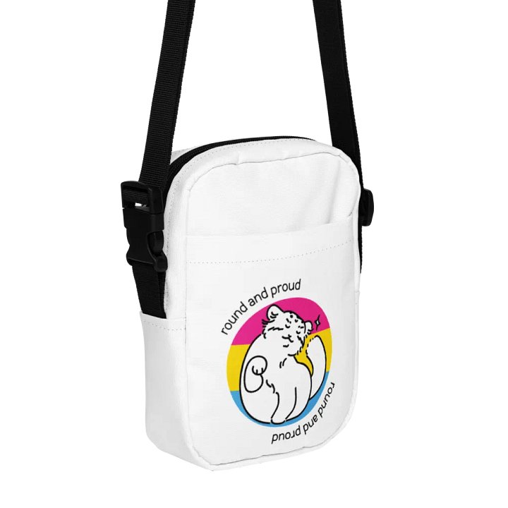 Round and Proud Manul Pansexual Version - Small Bag product image (1)