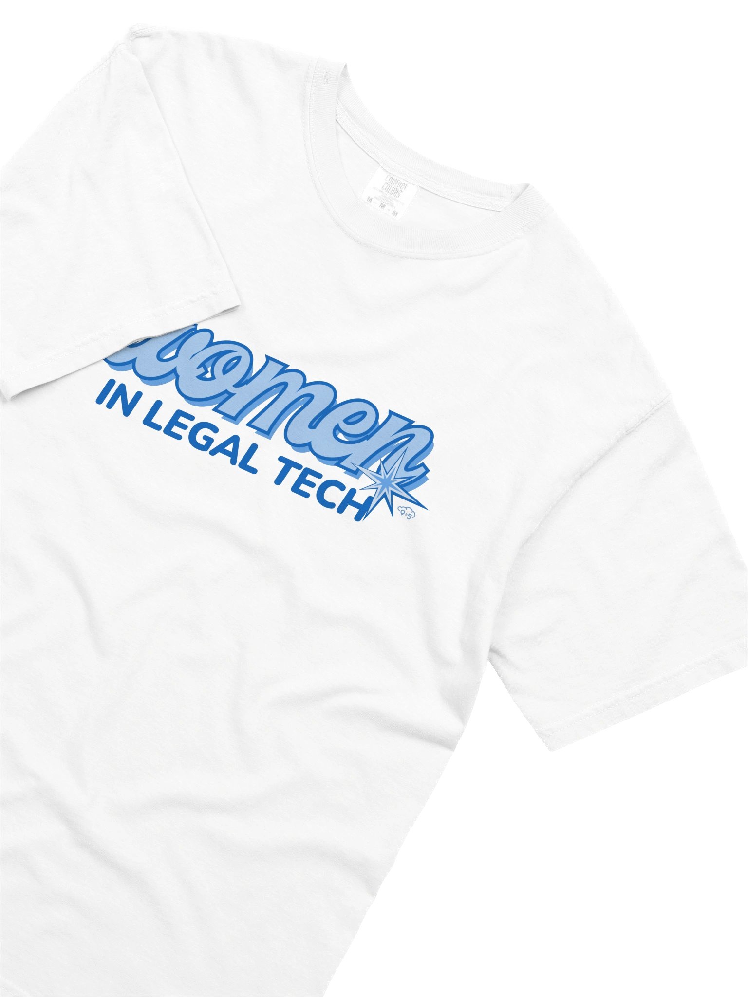 Women in Legal Tech Graphic Tee (Blue Logo) product image (11)