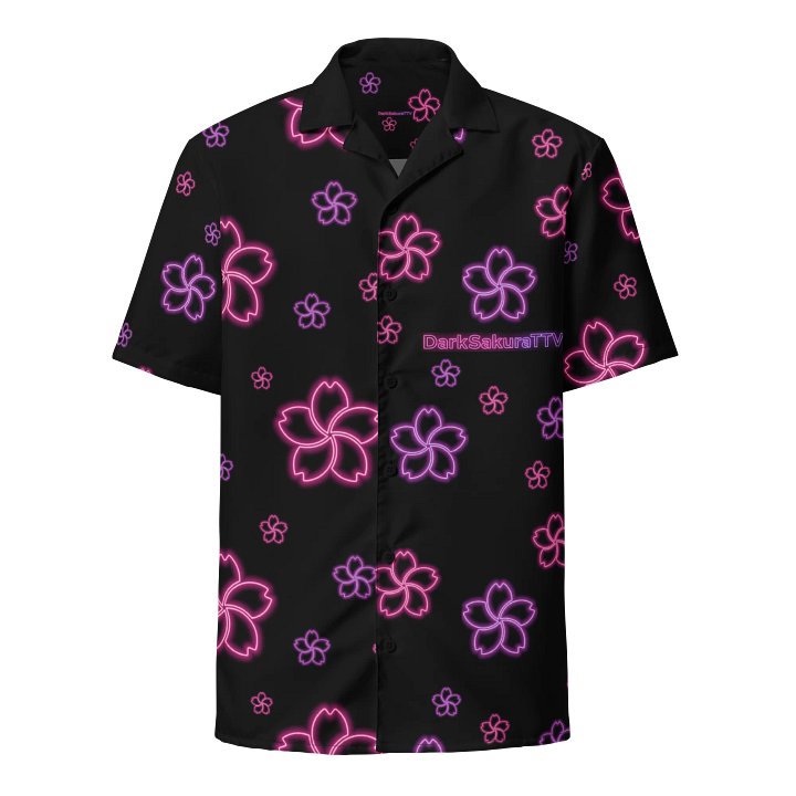 Neon Sakura Hawaiian Shirt product image (1)