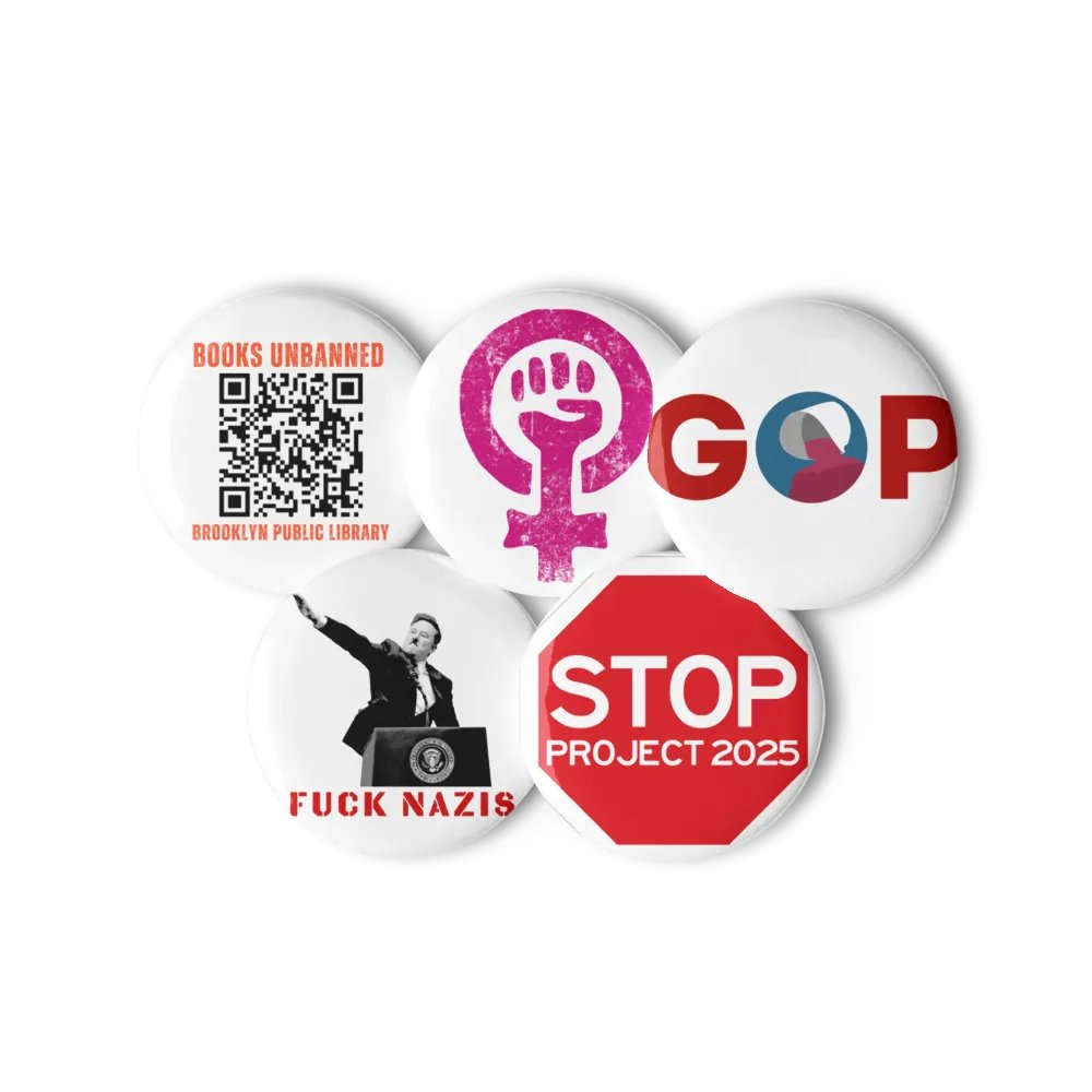 Assorted Ressistance Pin Button Set product image (3)