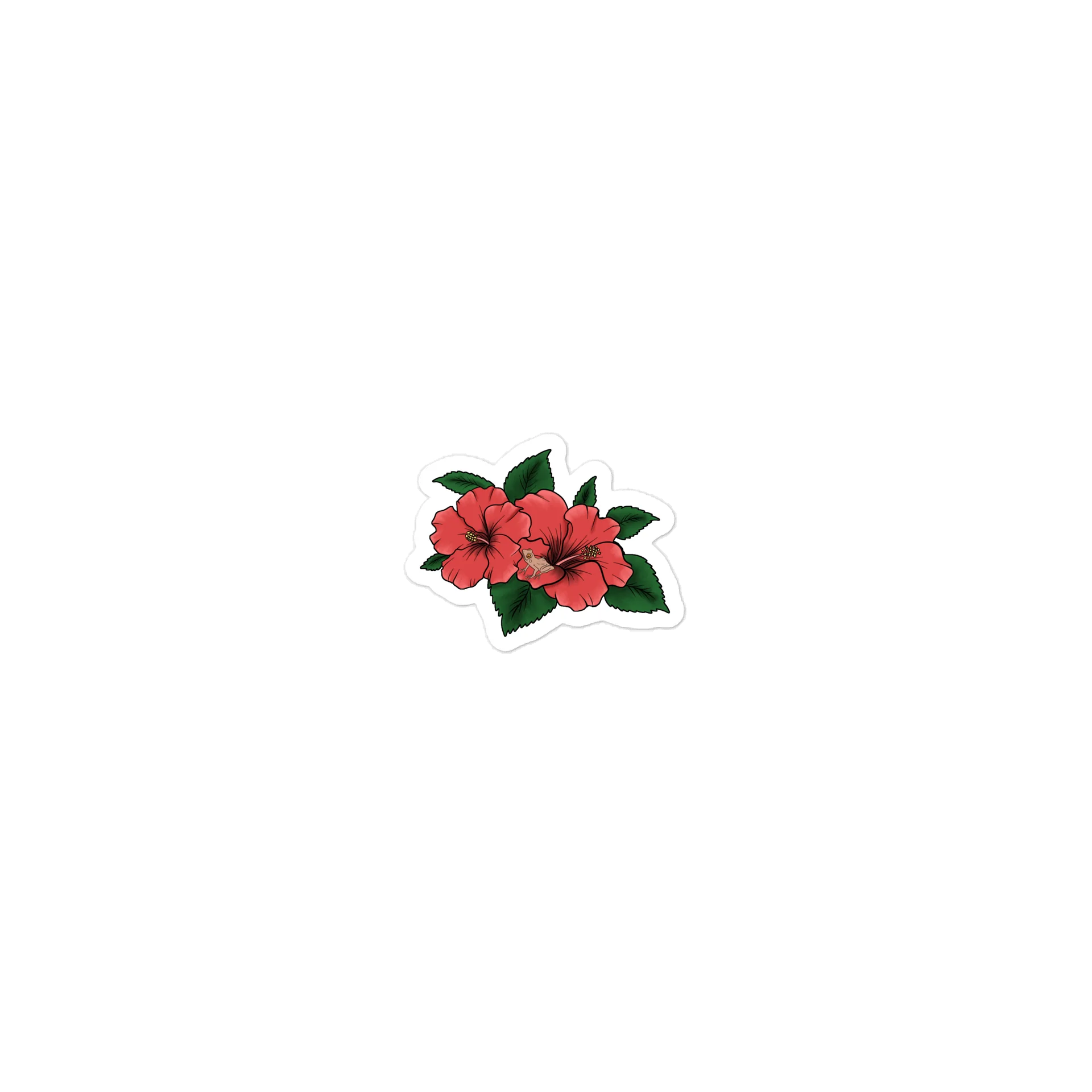Flor de Maga y Coquí (Sticker) product image (1)