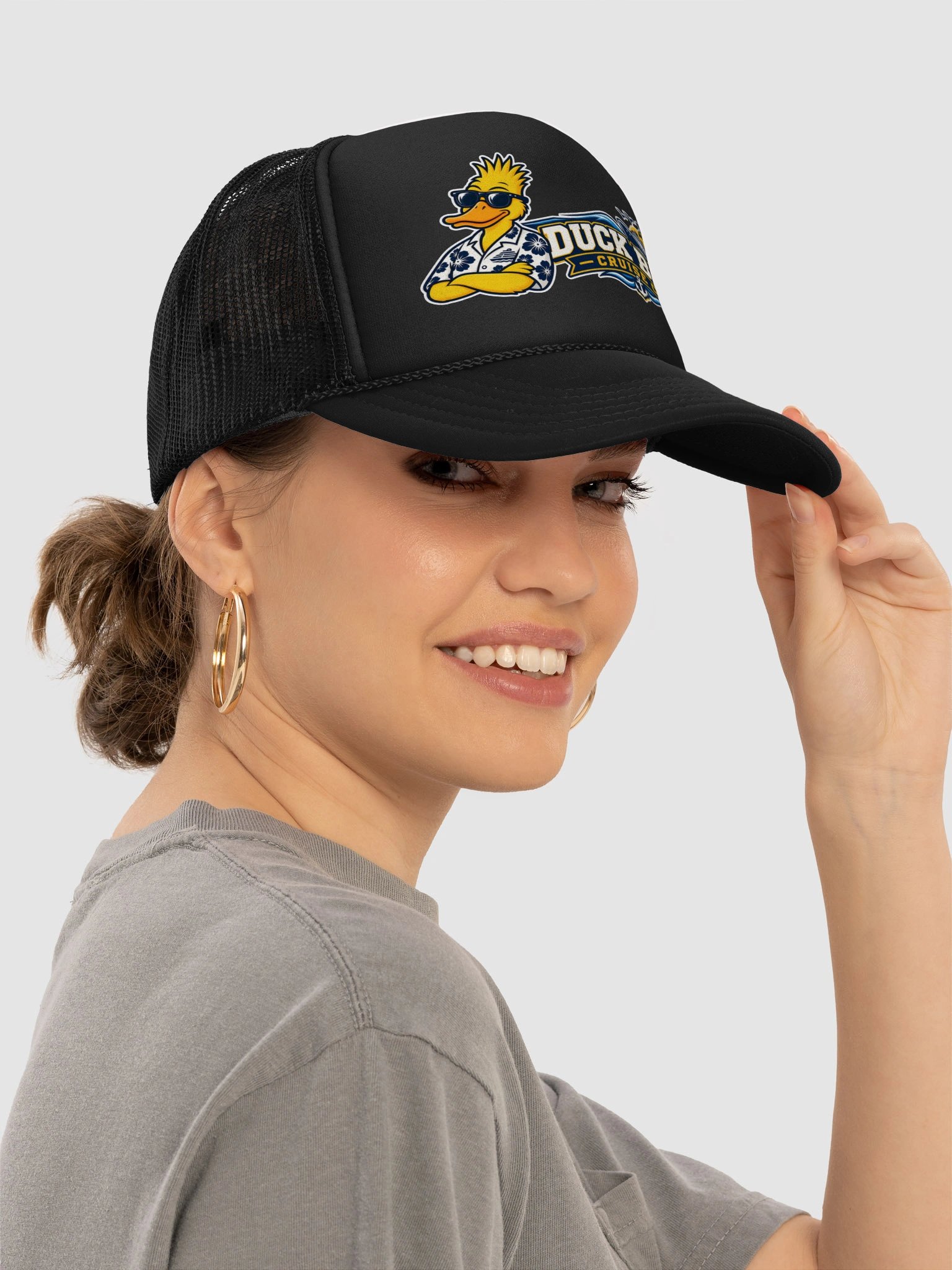 Duck Boss Sail Away Trucker Hat product image (39)
