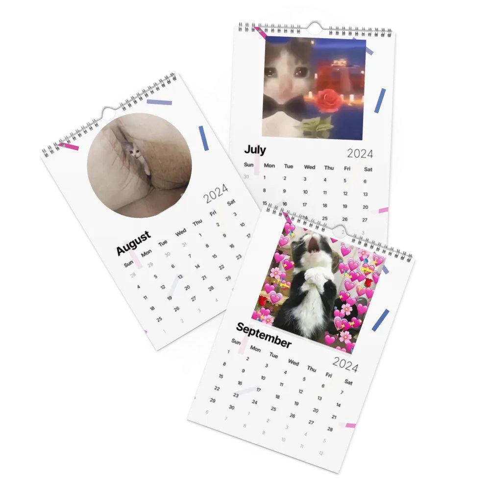 Wall Calendar (2024): Meme Cats product image (11)