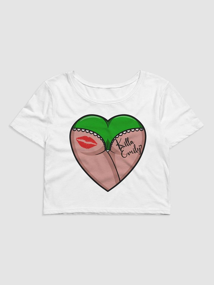 GREEN KILLA EMMY HEART BUTT CROP TOP product image (1)